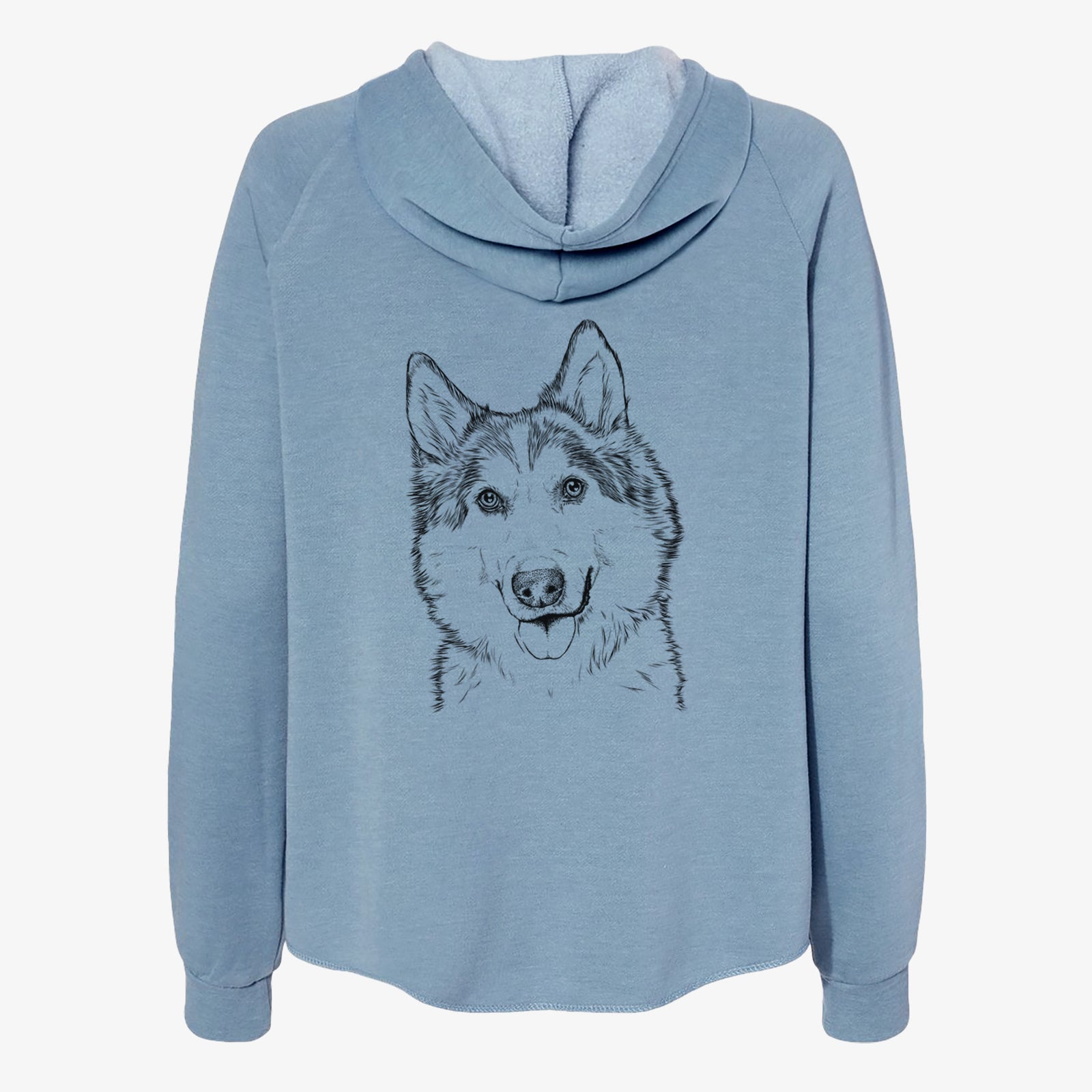 Roshi the Mixed Breed - Women's Cali Wave Zip-Up Sweatshirt