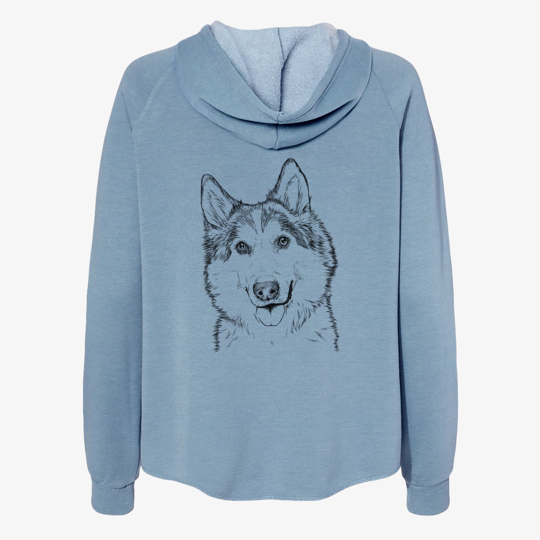 Roshi the Mixed Breed - Women's Cali Wave Zip-Up Sweatshirt