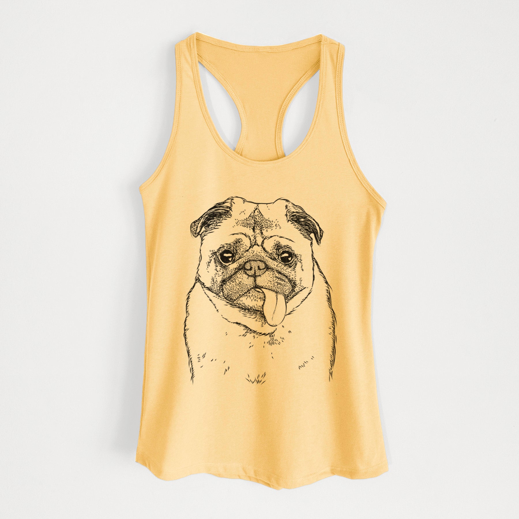 Rosie the Pug - Women's Racerback Tanktop