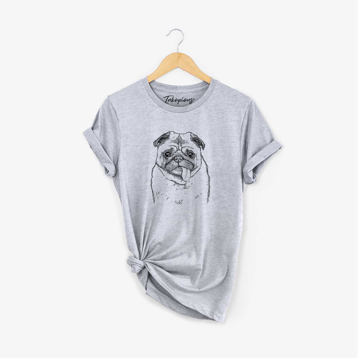 Bare Rosie the Pug - Unisex Crewneck