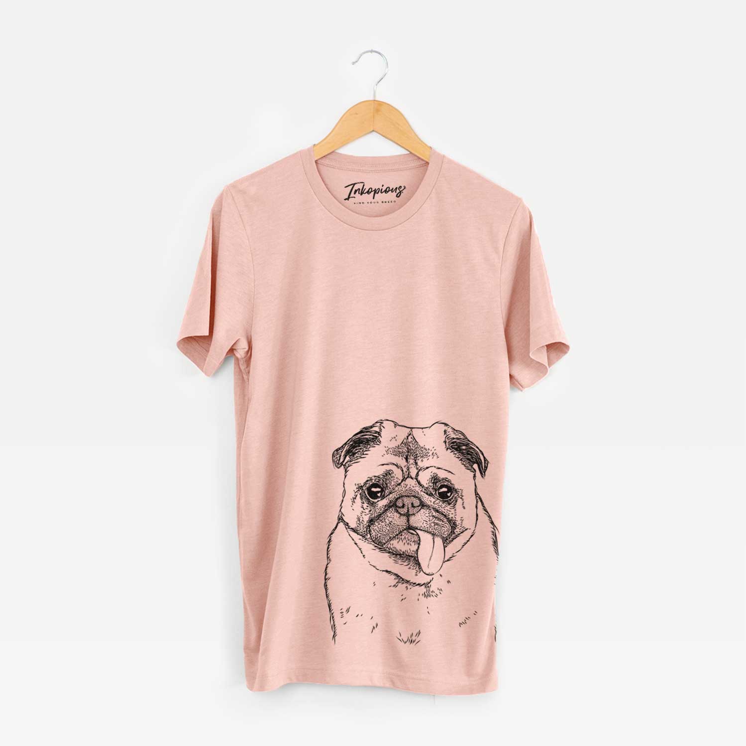 Bare Rosie the Pug - Unisex Crewneck