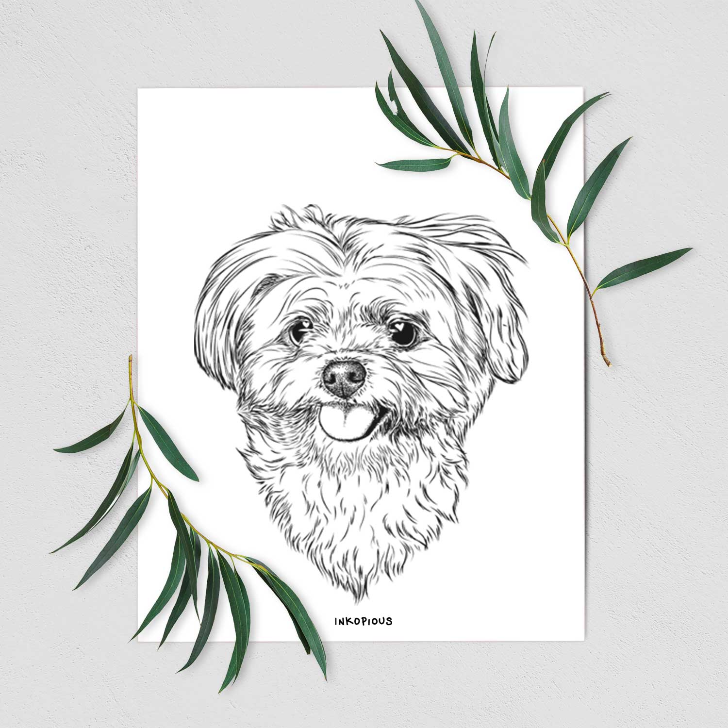 Rosie the Maltipoo Art Print