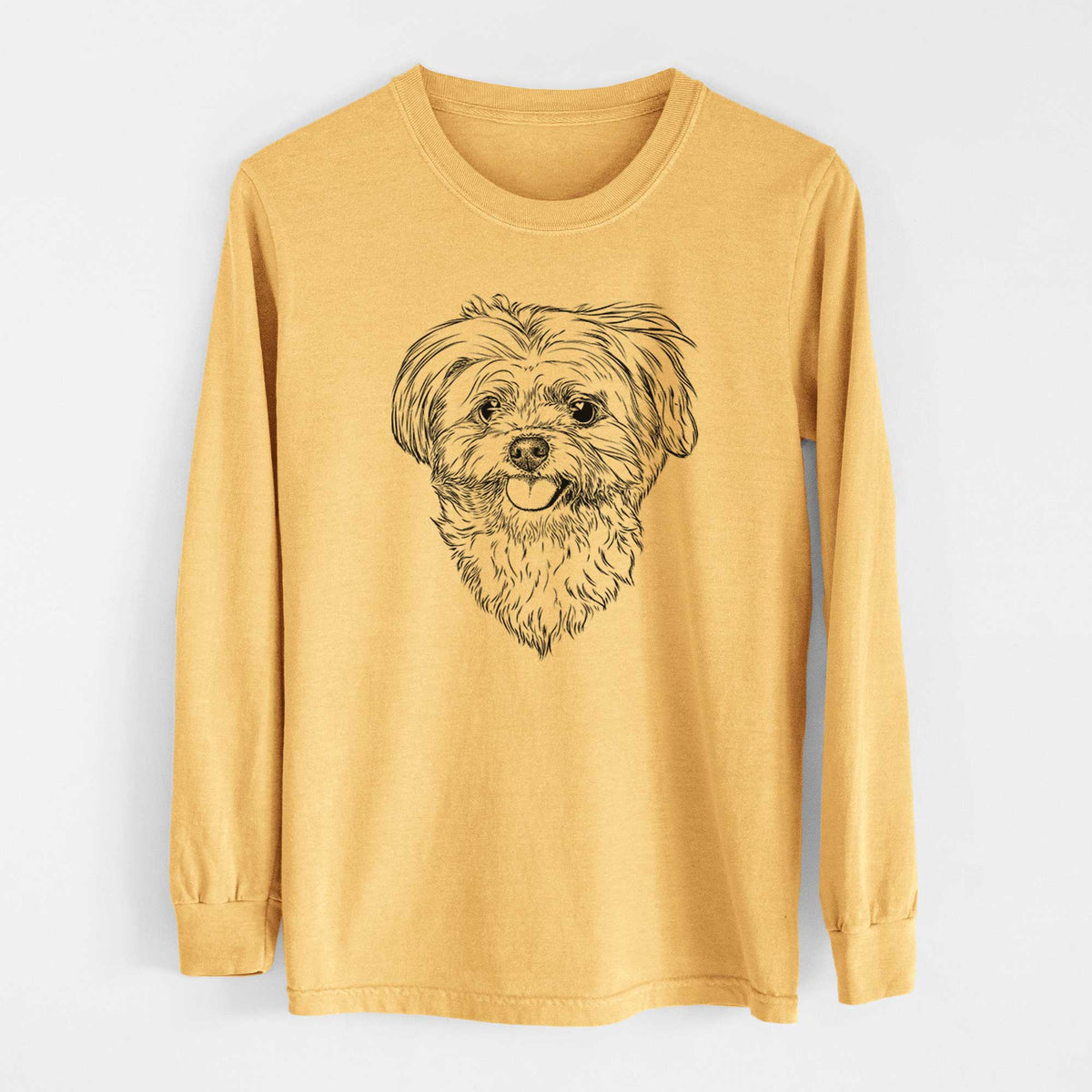 Bare Rosie the Maltipoo - Heavyweight 100% Cotton Long Sleeve