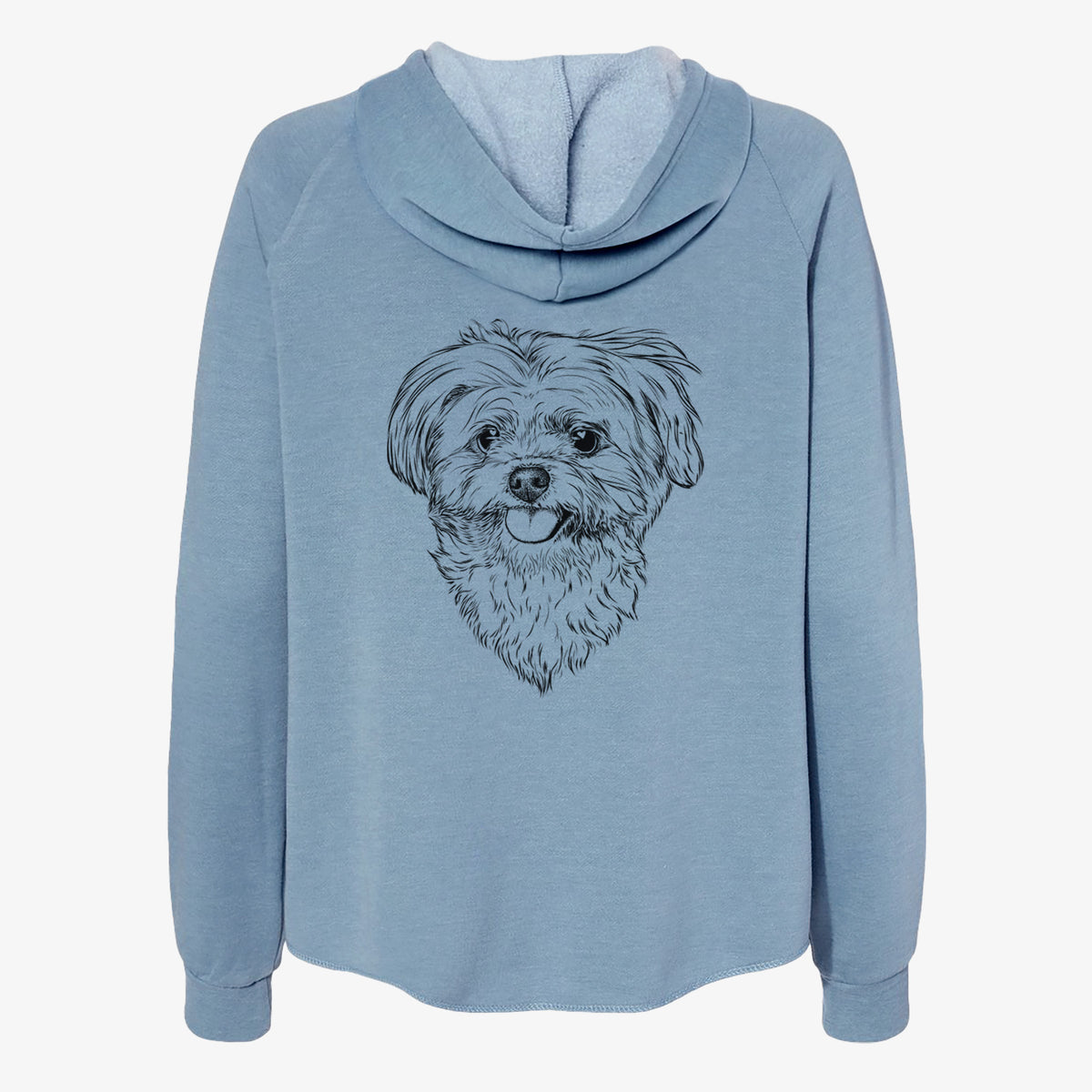Rosie the Maltipoo - Women's Cali Wave Zip-Up Sweatshirt