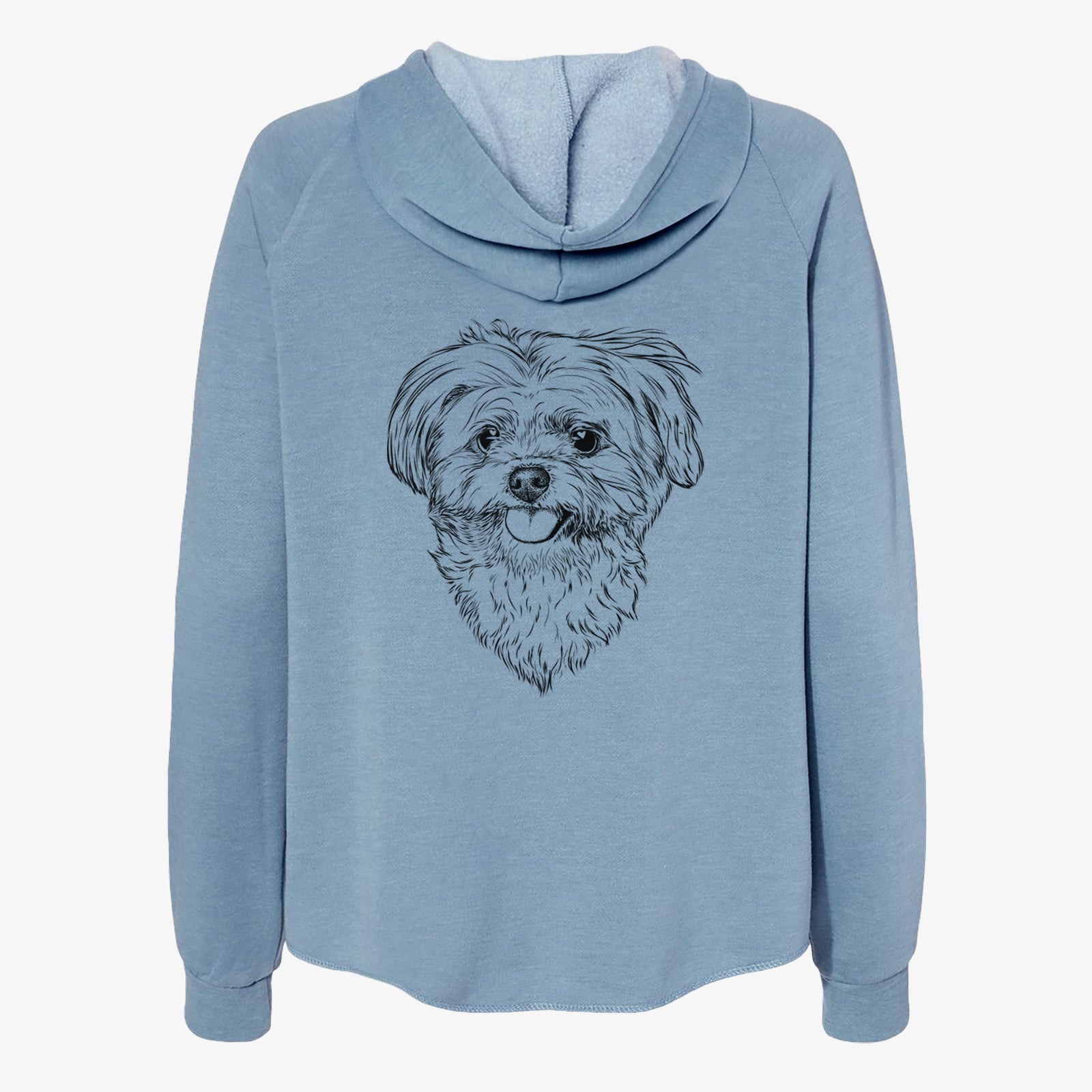 Rosie the Maltipoo - Women's Cali Wave Zip-Up Sweatshirt