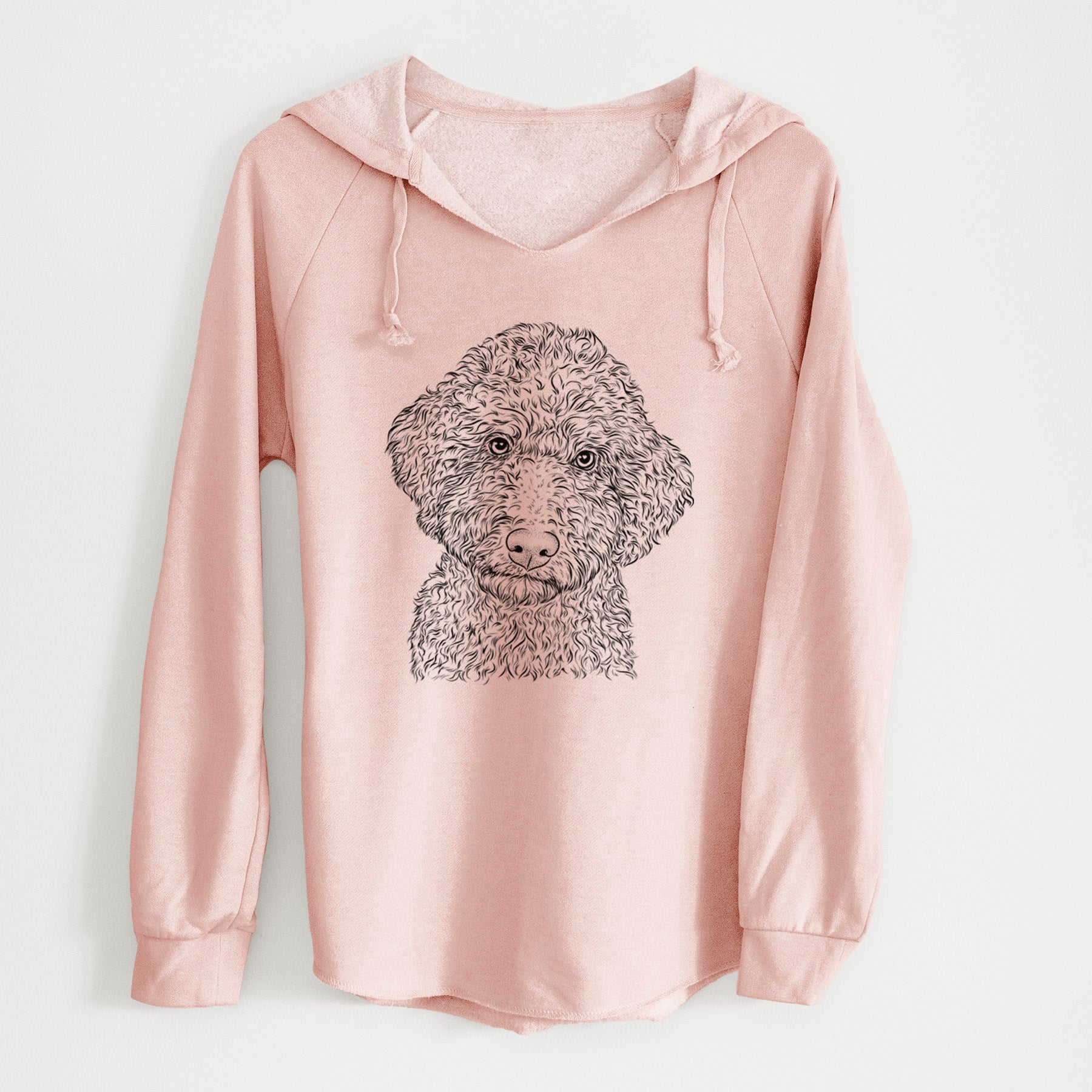 Bare Ross the Lagotto Romagnolo - Cali Wave Hooded Sweatshirt