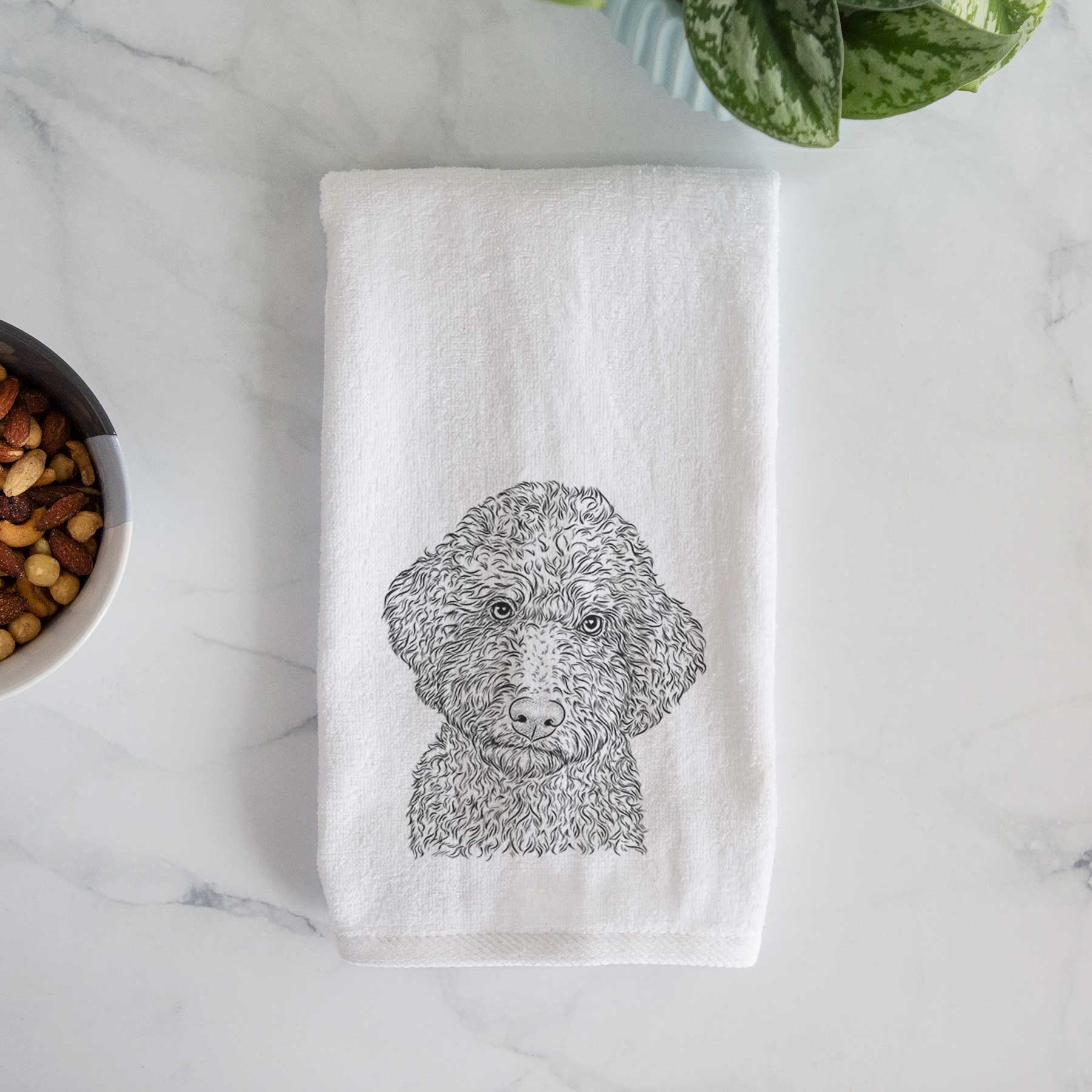 Ross the Lagotto Romagnolo Decorative Hand Towel