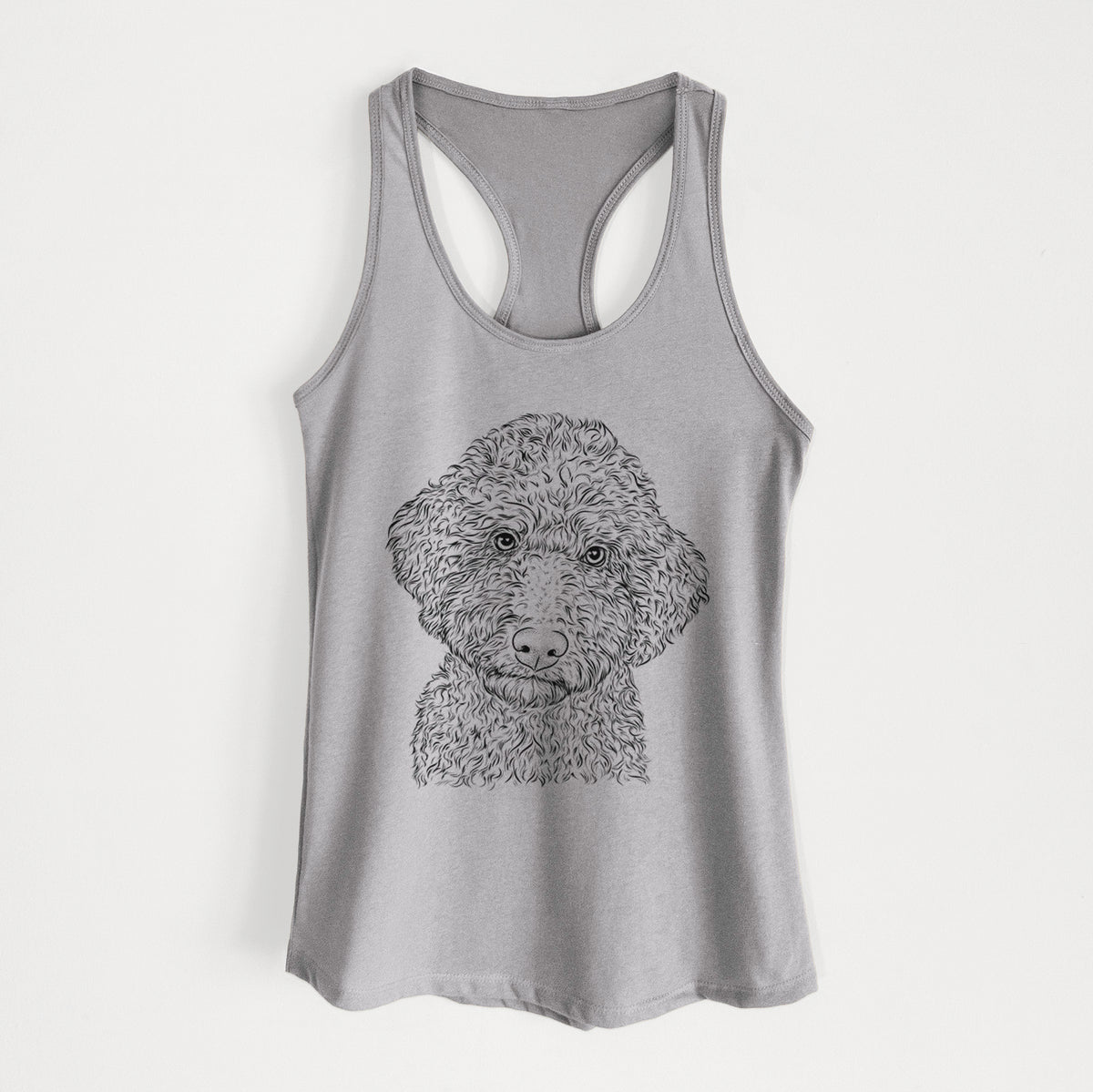 Ross the Lagotto Romagnolo - Women&#39;s Racerback Tanktop
