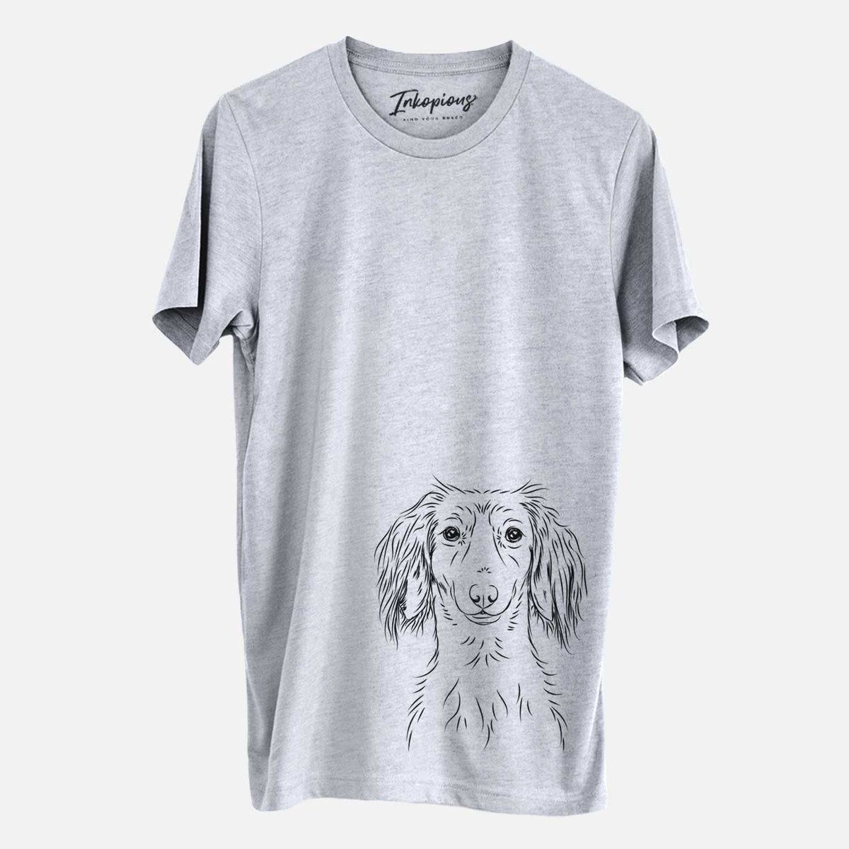 Bare Roux the Long Haired Dachshund - Unisex Crewneck