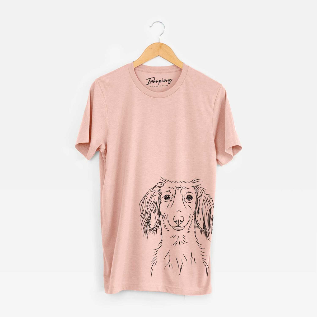 Roux the Long Haired Dachshund - Bella Canvas Unisex Crewneck