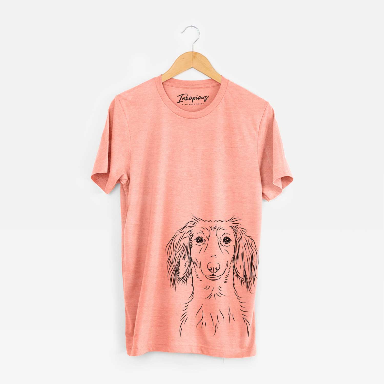 Bare Roux the Long Haired Dachshund - Unisex Crewneck