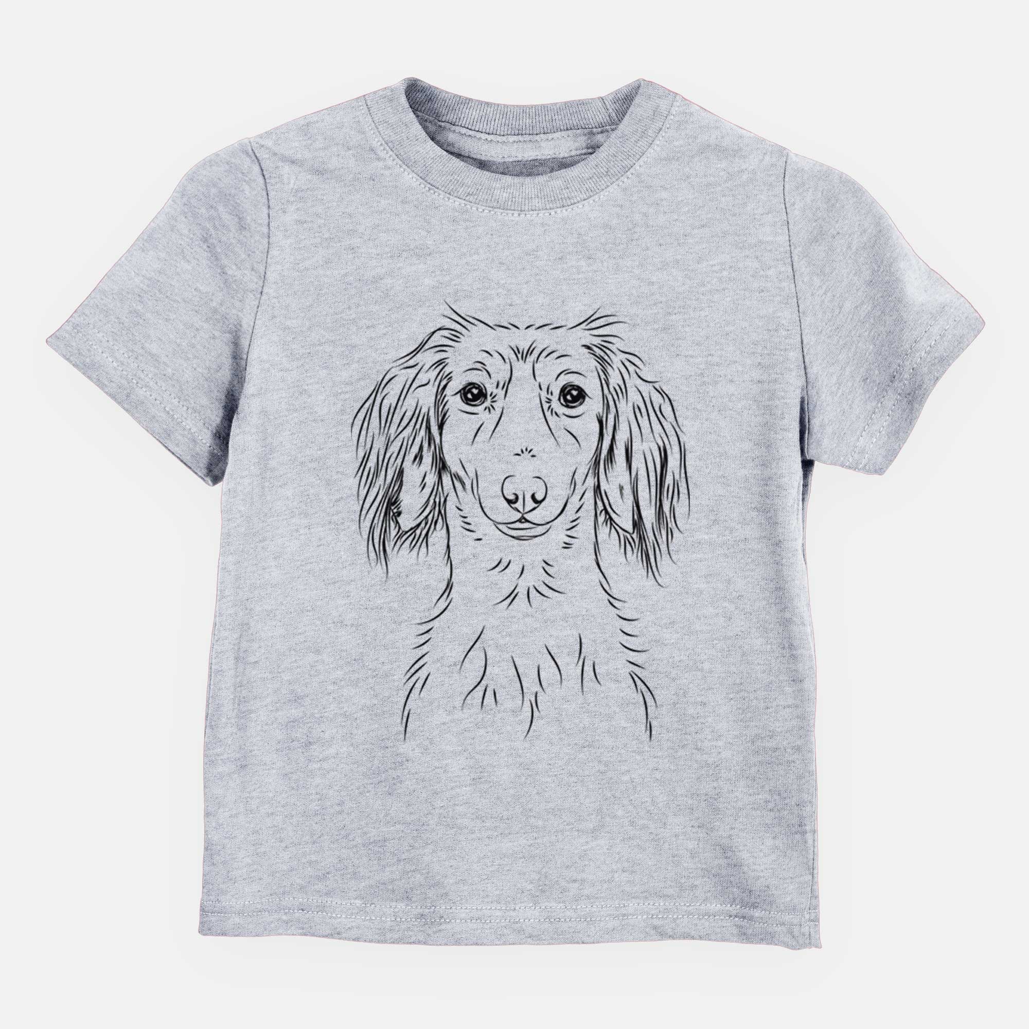 Bare Roux the Long Haired Dachshund - Kids/Youth/Toddler Shirt