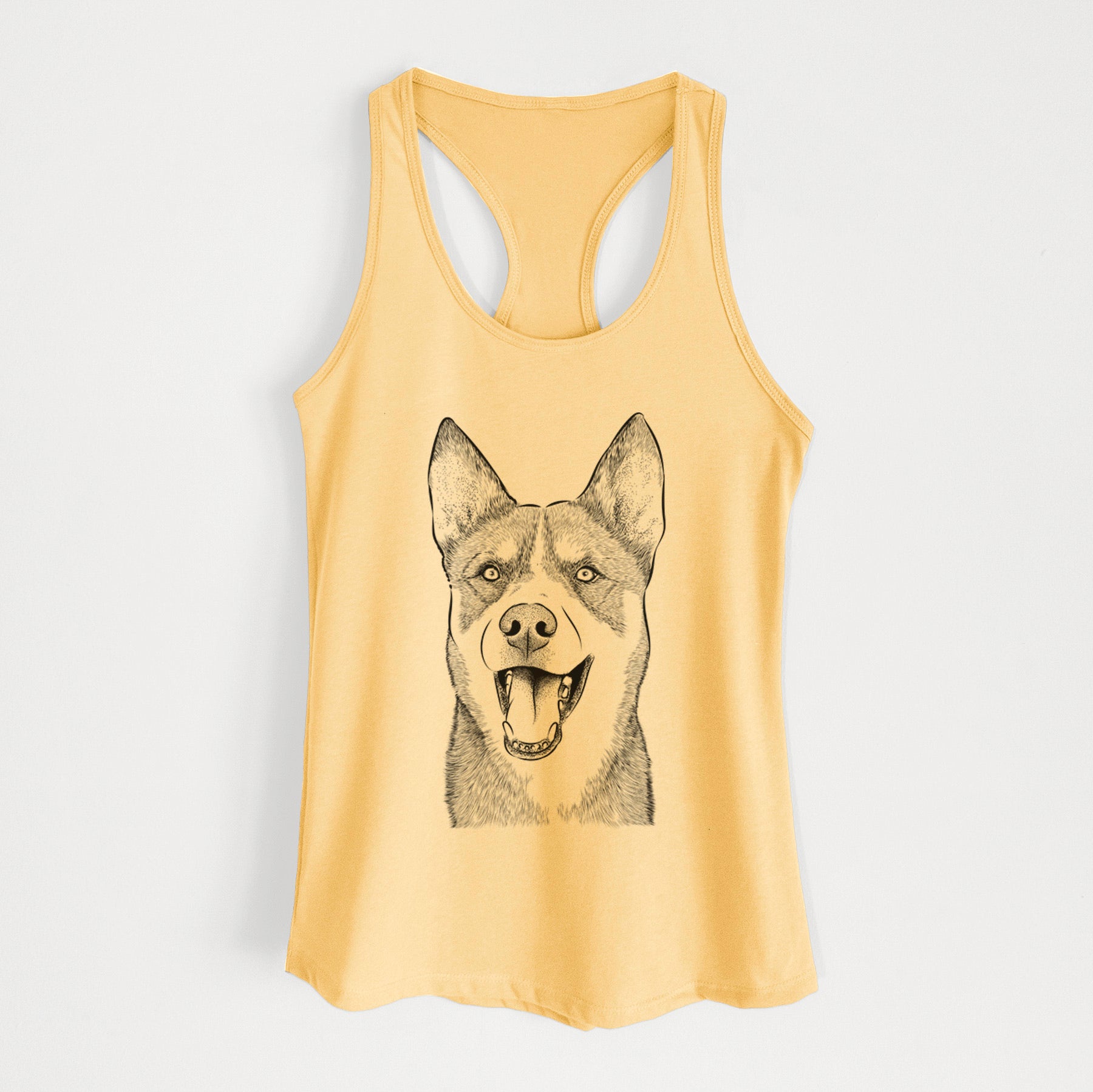 Roux the Siberian Husky - Women's Racerback Tanktop