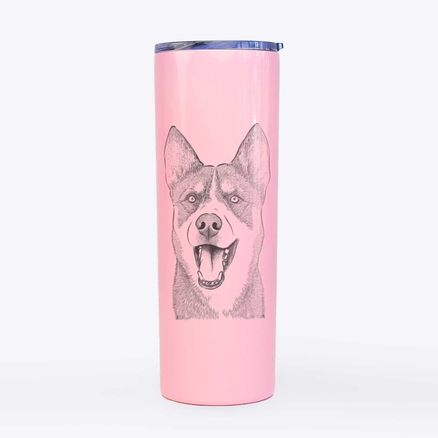 Roux the Siberian Husky - 20oz Skinny Tumbler