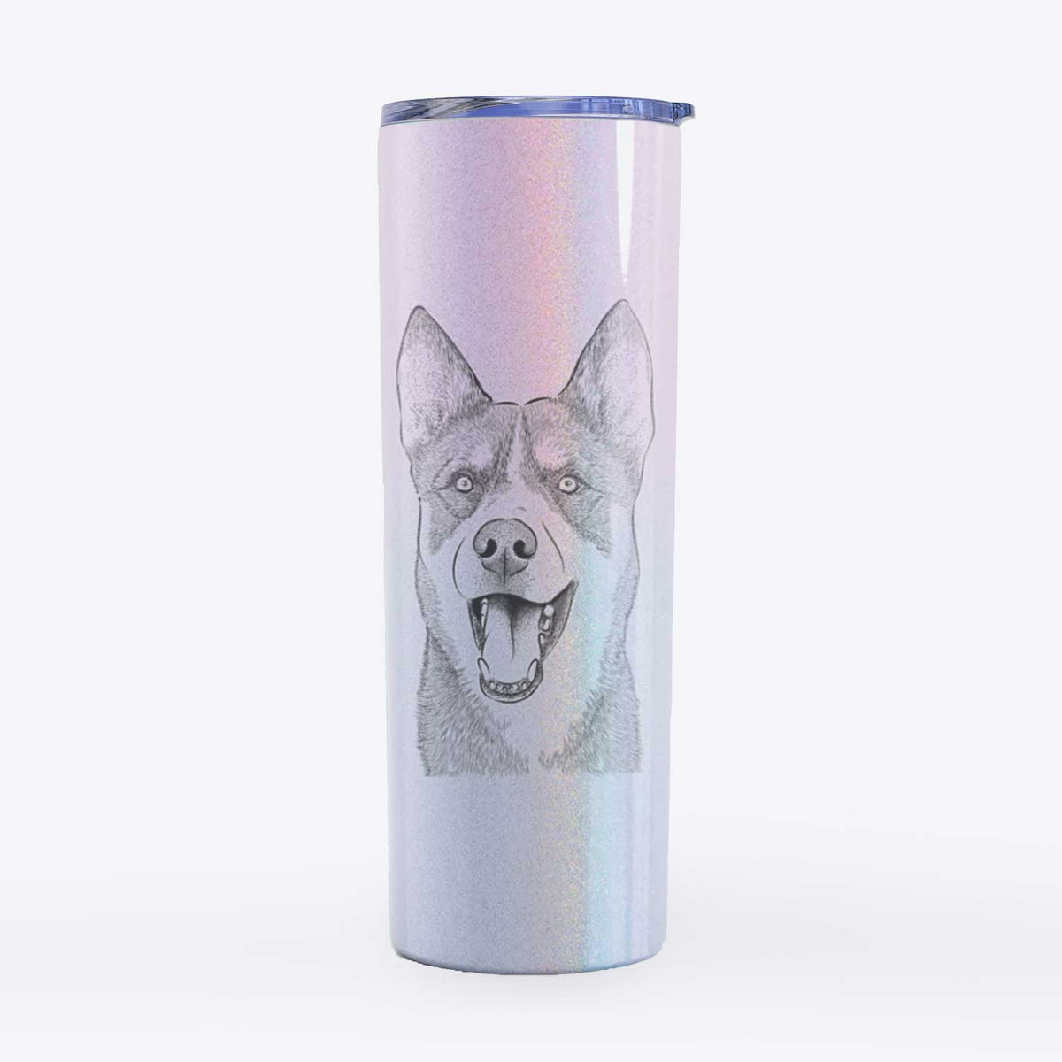 Roux the Siberian Husky - 20oz Skinny Tumbler