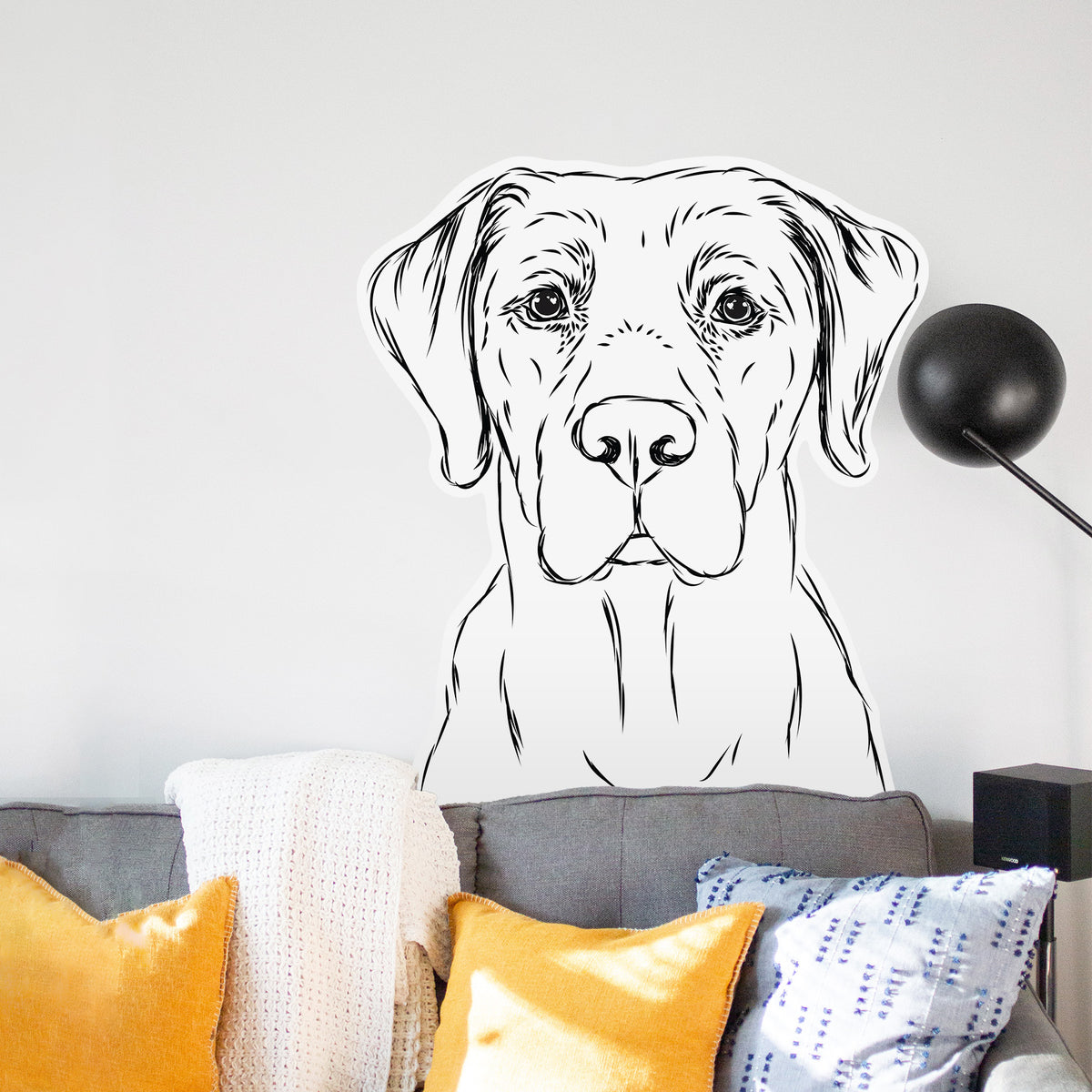 Rowdy the Labrador Retriever - Wall Decal