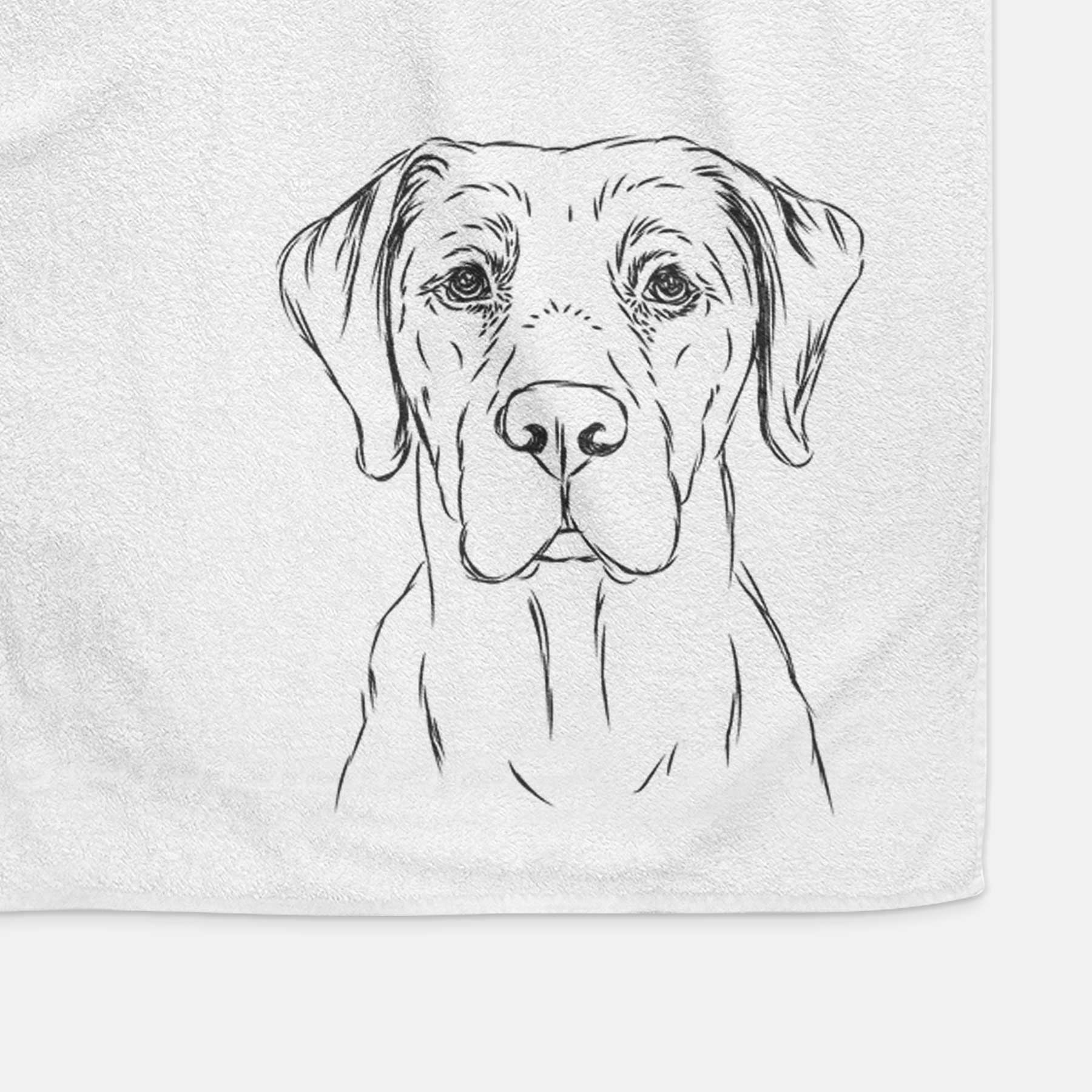 Rowdy the Labrador Retriever Decorative Hand Towel