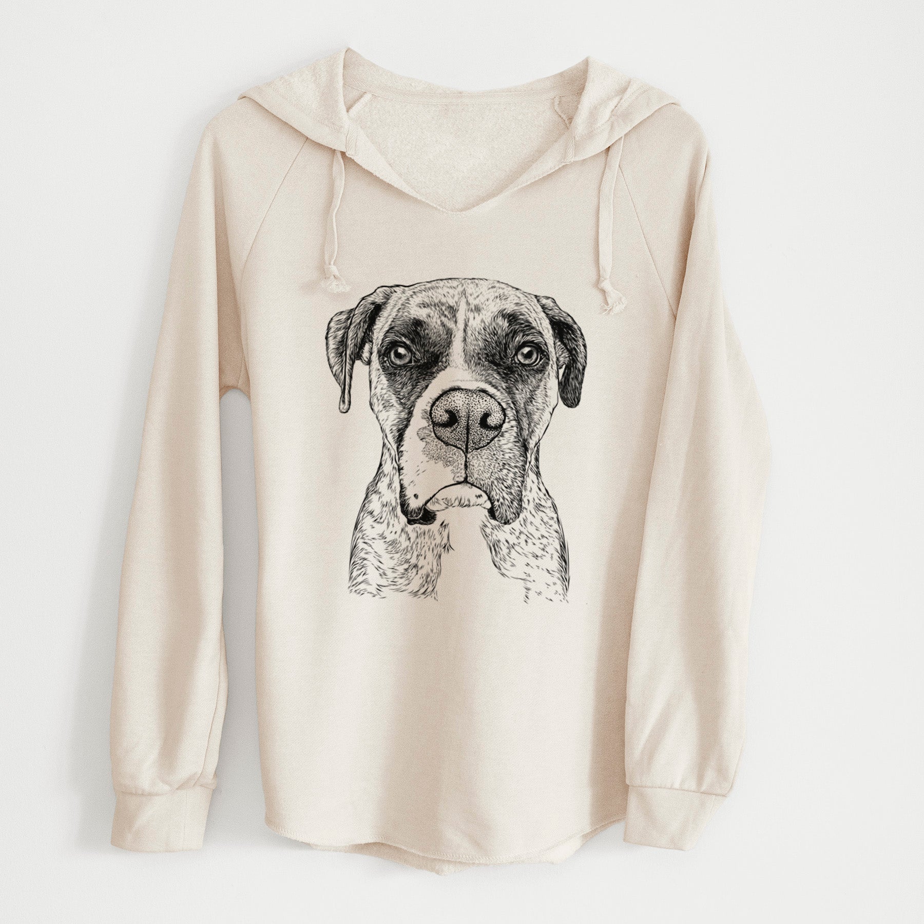 Bare Rowdy Rex the Boxer - Cali Wave Hooded Sweatshirt