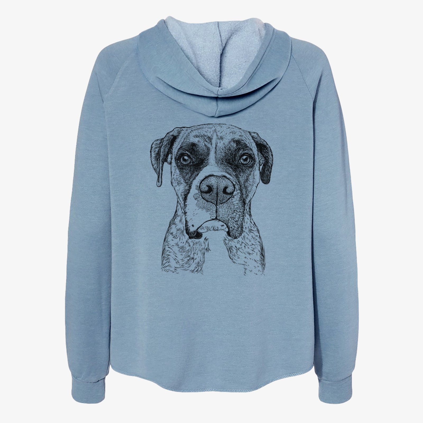 Rowdy Rex the Boxer - Women's Cali Wave Zip-Up Sweatshirt