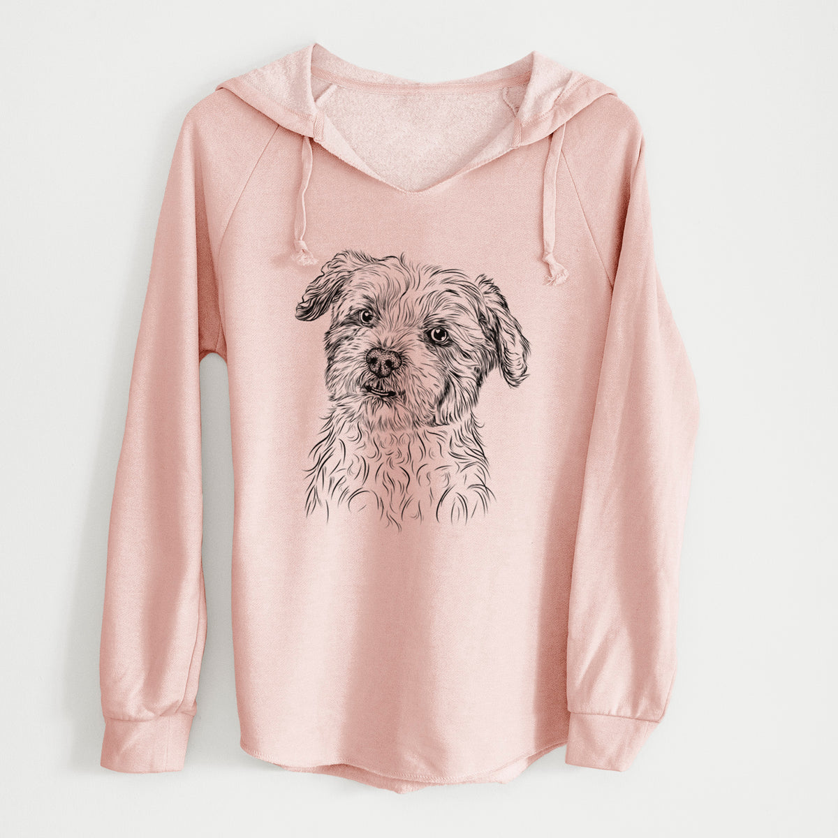 Bare Roxie the Schnauzer Shih Tzu Mix - Cali Wave Hooded Sweatshirt