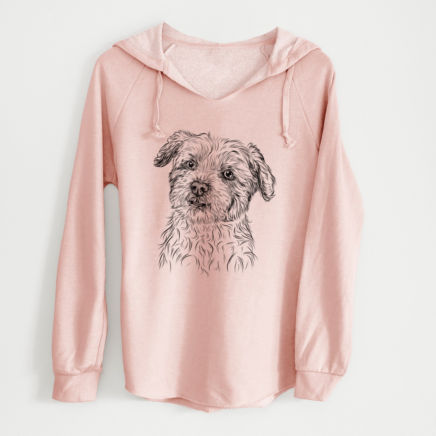 Bare Roxie the Schnauzer Shih Tzu Mix - Cali Wave Hooded Sweatshirt