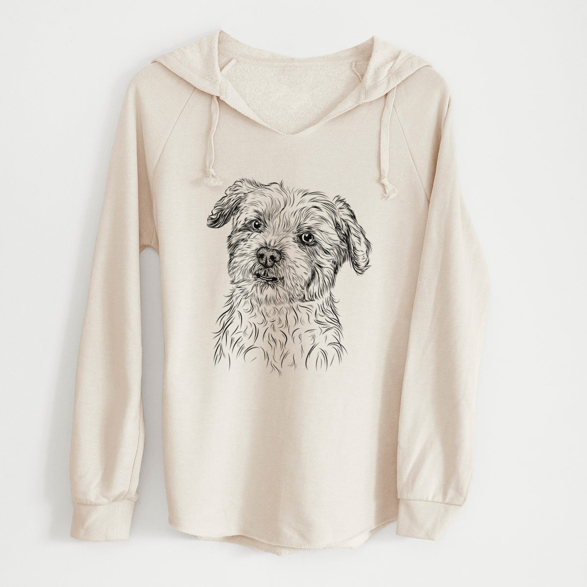 Bare Roxie the Schnauzer Shih Tzu Mix - Cali Wave Hooded Sweatshirt