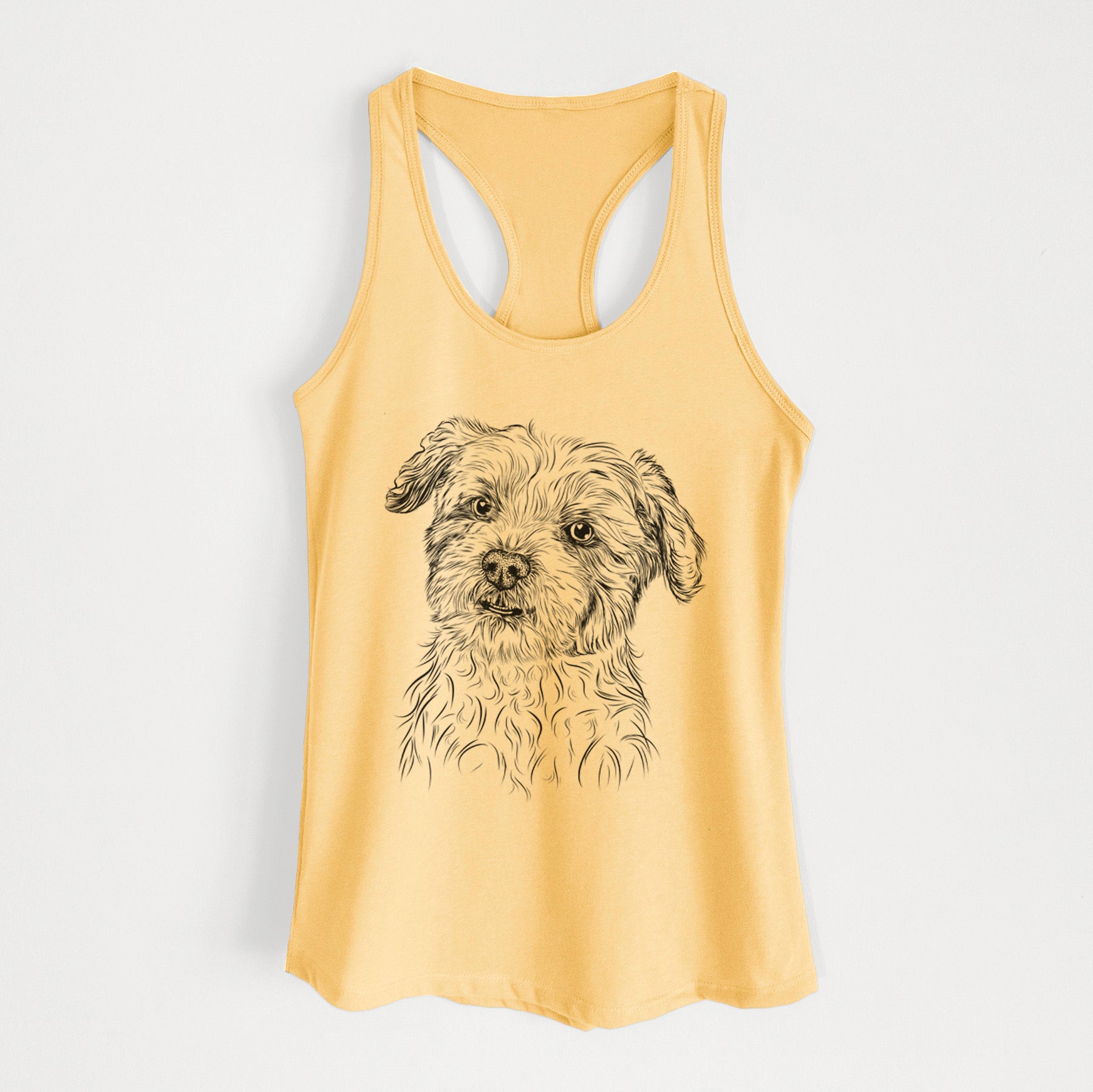 Roxie the Schnauzer Shih Tzu Mix - Women's Racerback Tanktop