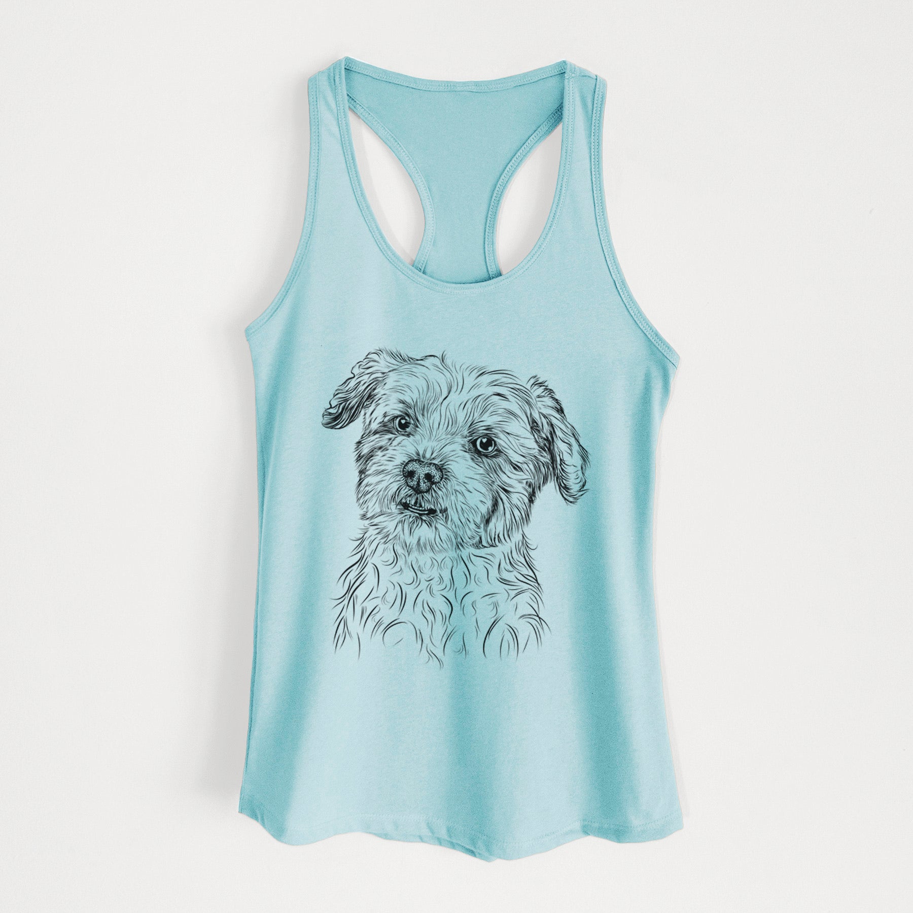 Roxie the Schnauzer Shih Tzu Mix - Women's Racerback Tanktop