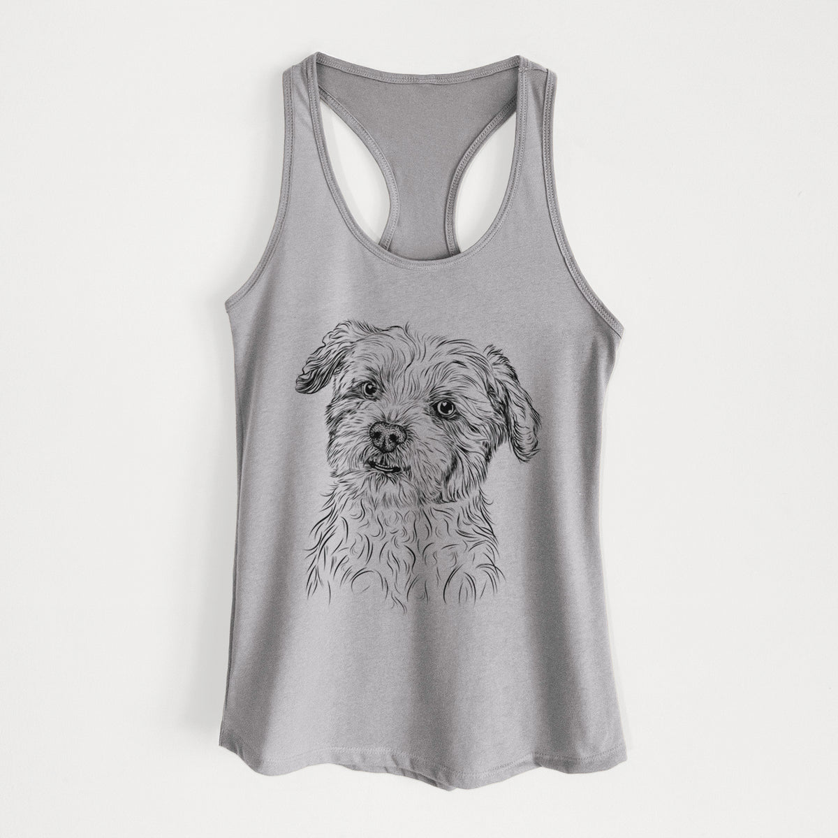 Roxie the Schnauzer Shih Tzu Mix - Women&#39;s Racerback Tanktop