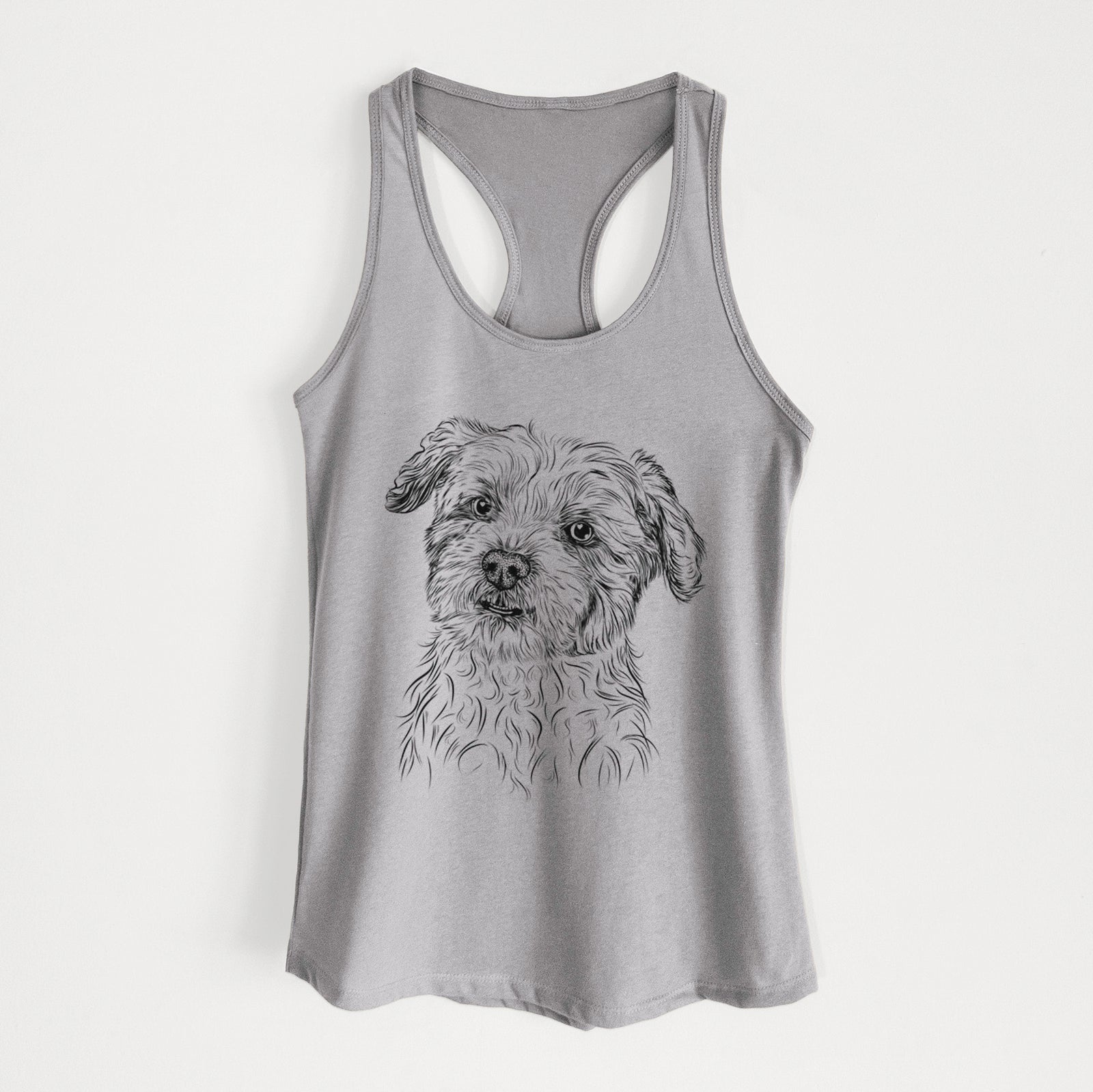 Roxie the Schnauzer Shih Tzu Mix - Women's Racerback Tanktop