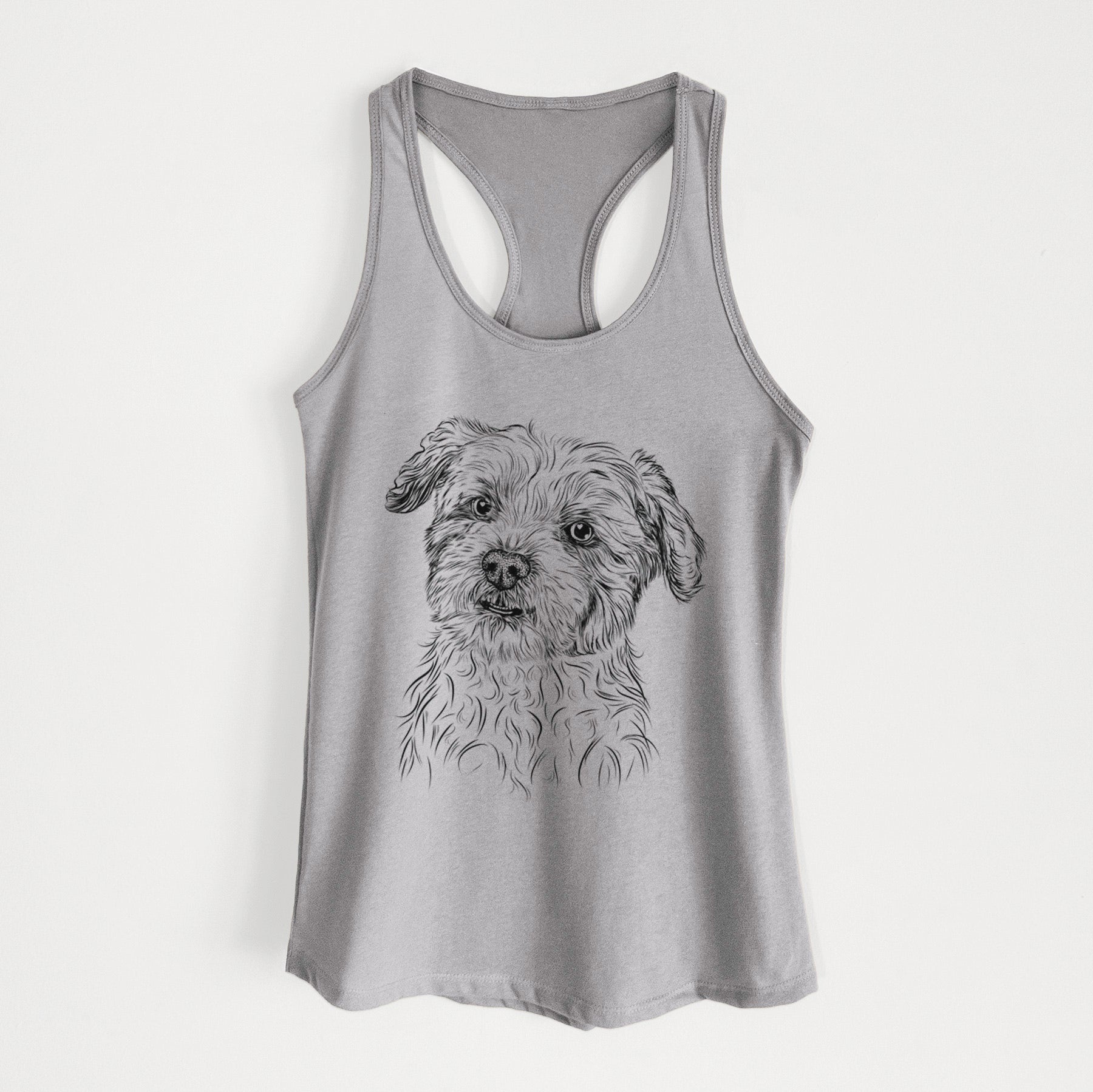 Roxie the Schnauzer Shih Tzu Mix - Women's Racerback Tanktop