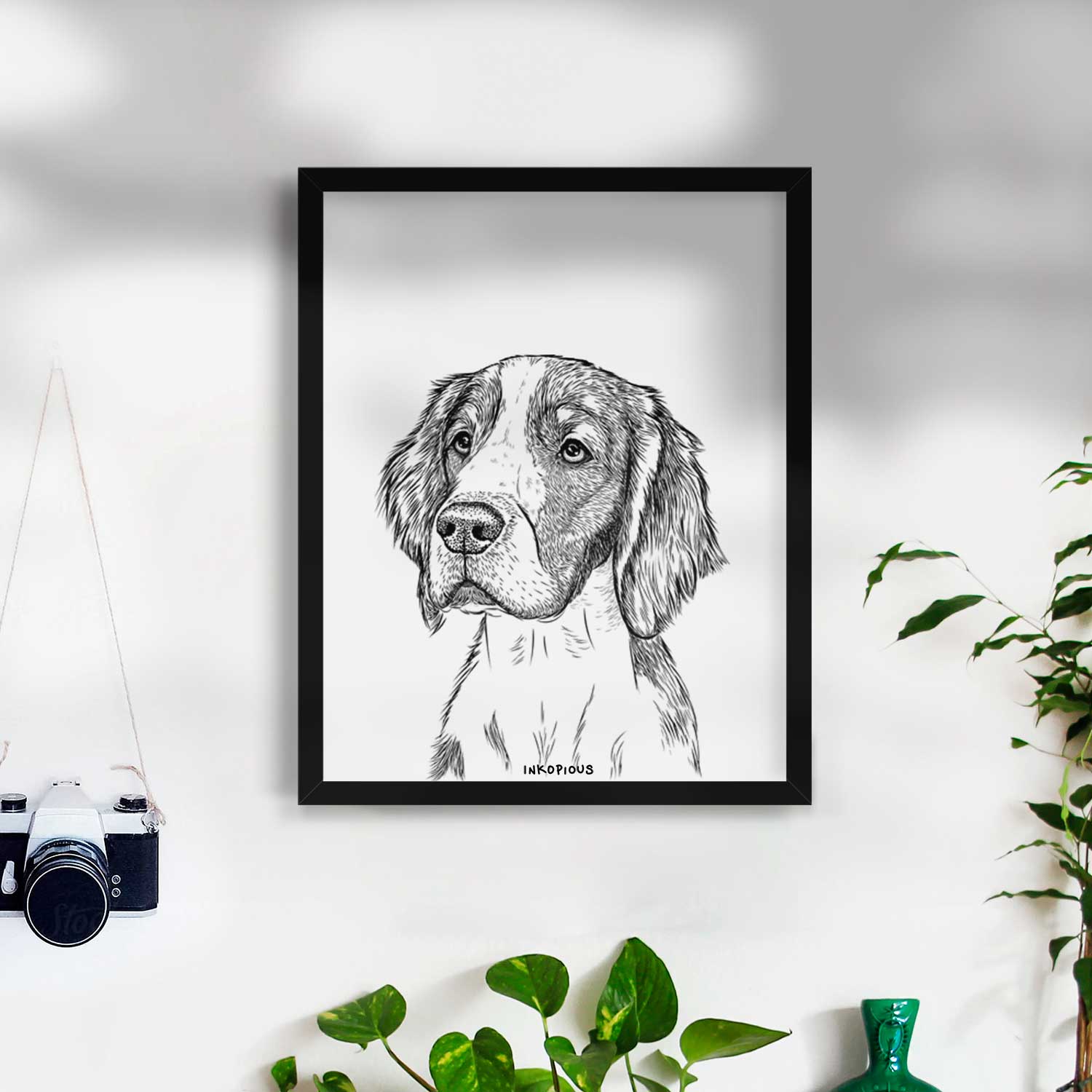 Roxy the Welsh Springer Spaniel Art Print