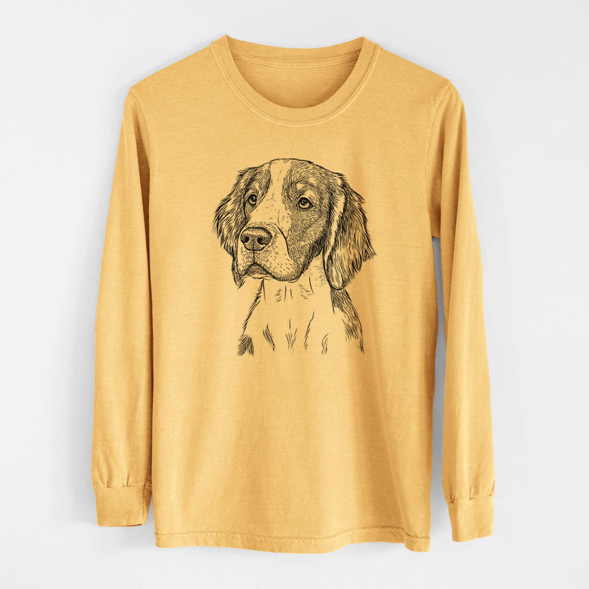 Bare Roxy the Welsh Springer Spaniel - Heavyweight 100% Cotton Long Sleeve