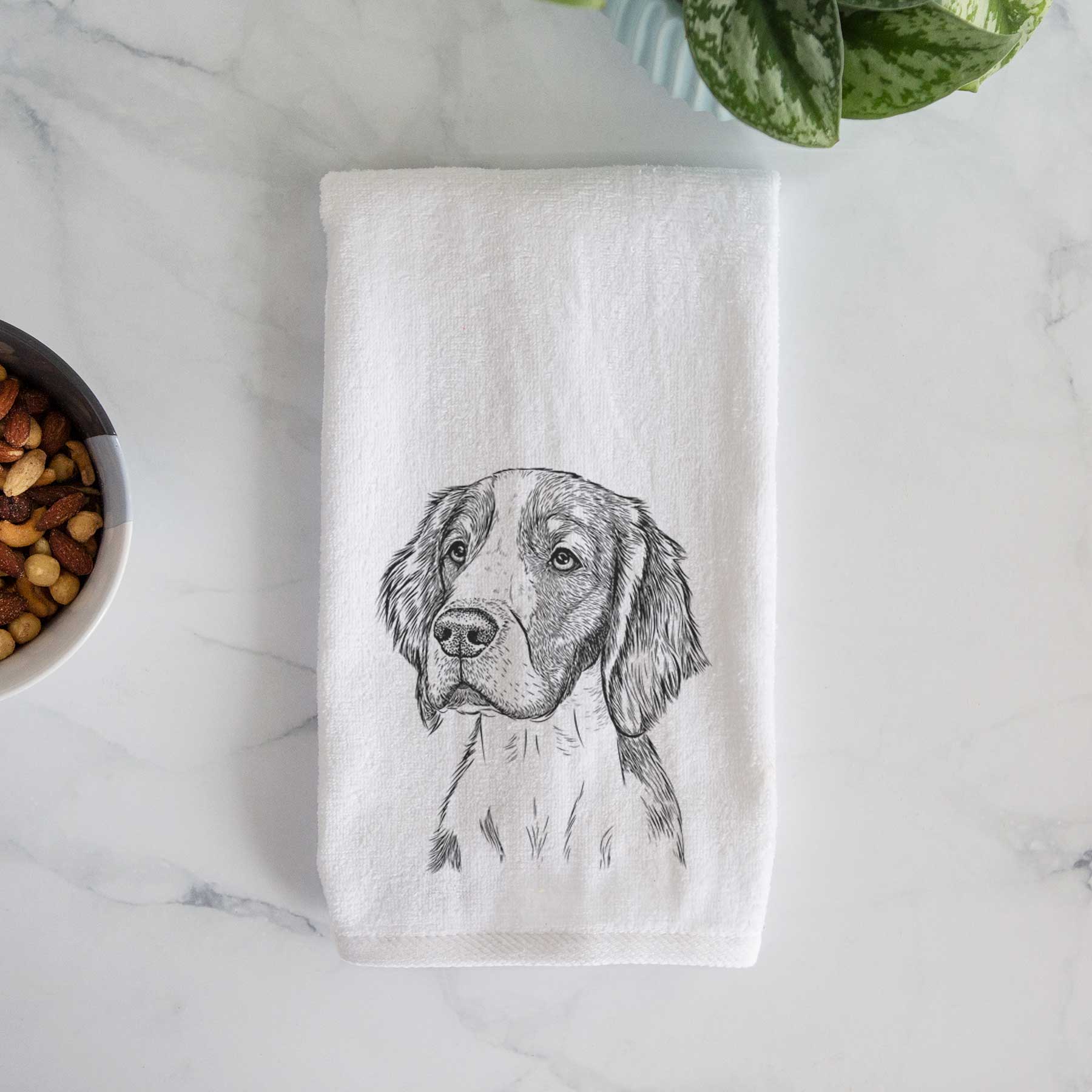 Roxy the Welsh Springer Spaniel Decorative Hand Towel