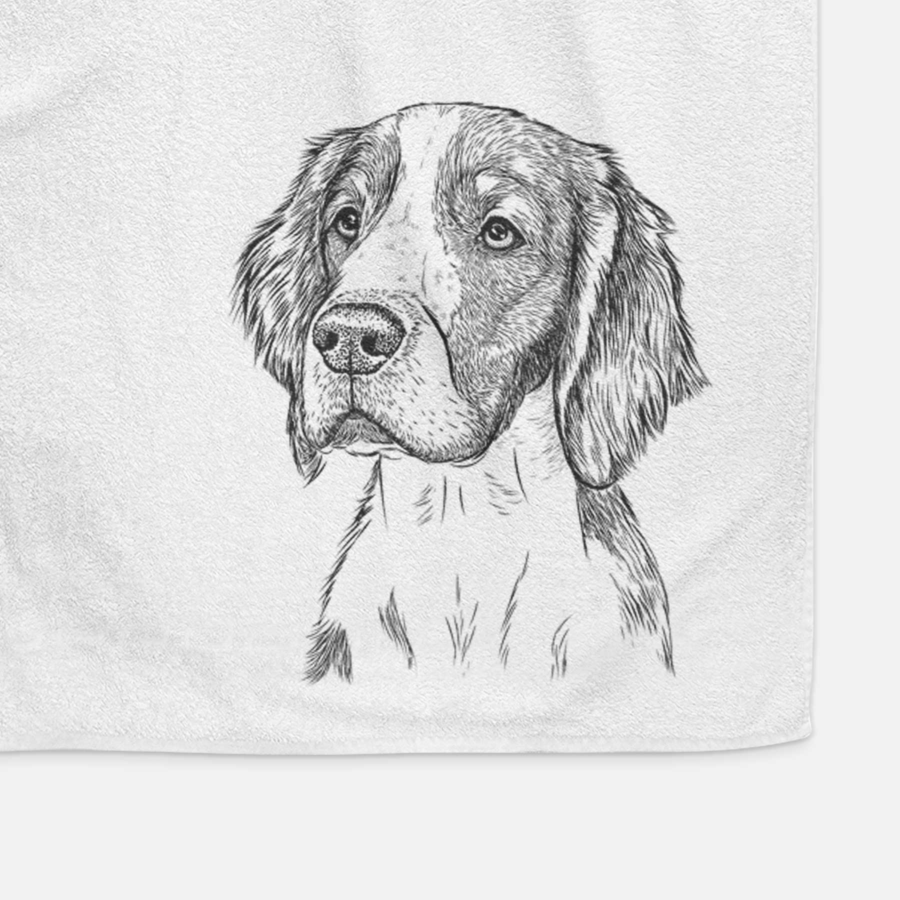 Roxy the Welsh Springer Spaniel Decorative Hand Towel