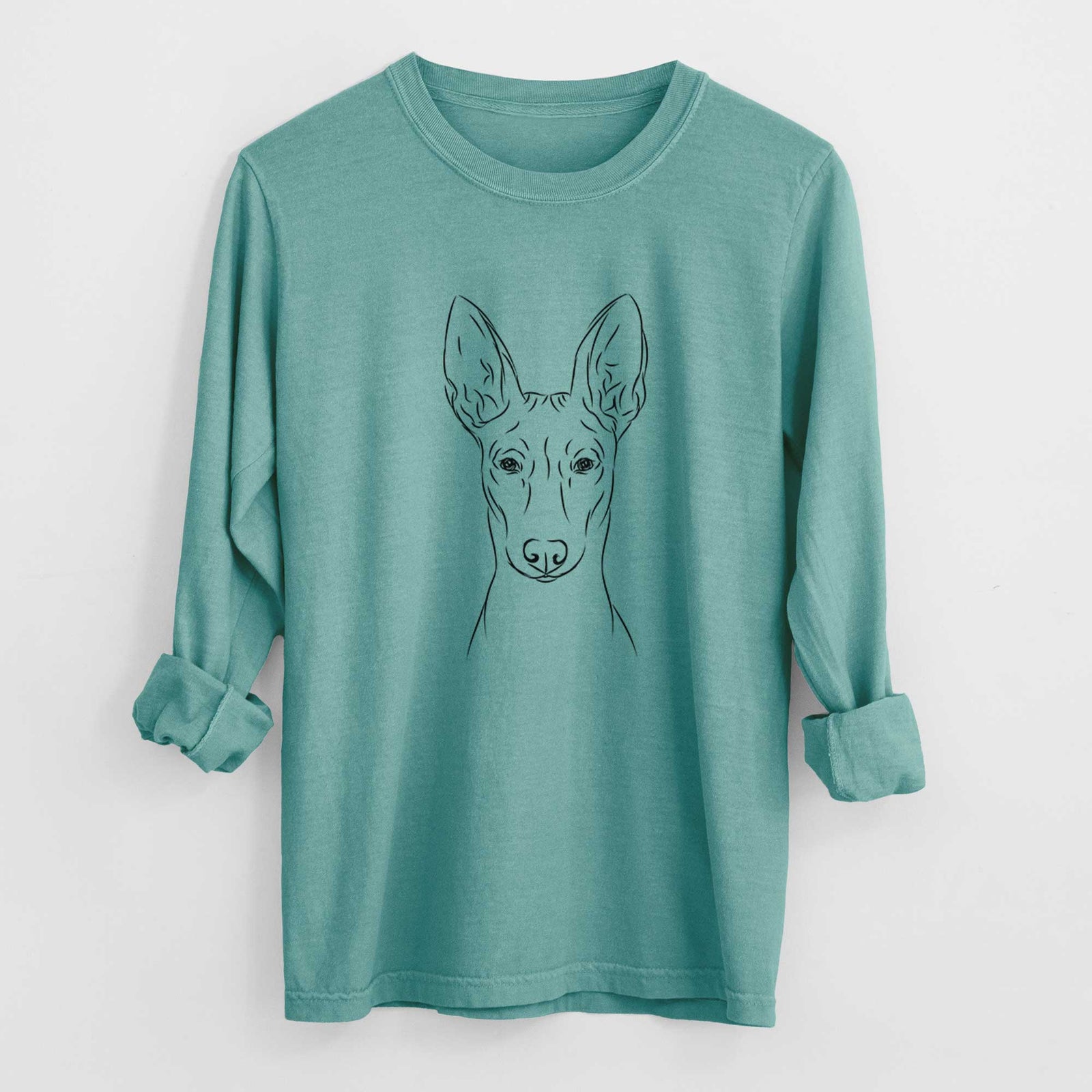 Bare Ruadh the Pharaoh Hound - Heavyweight 100% Cotton Long Sleeve