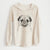 Bare Ruby the Pug - Cali Wave Hooded Sweatshirt