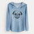 Bare Ruby the Pug - Cali Wave Hooded Sweatshirt