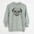 Bare Ruby the Pug - Unisex Pigment Dyed Crew Sweatshirt