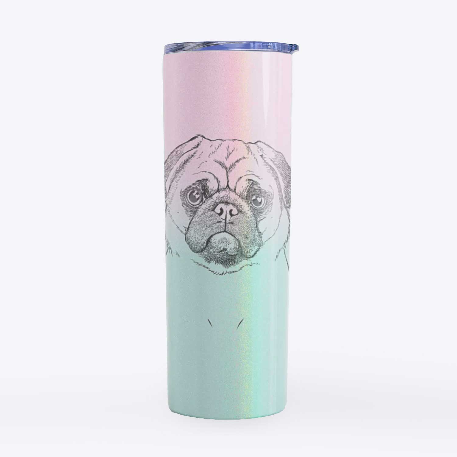 Ruby the Pug - 20oz Skinny Tumbler