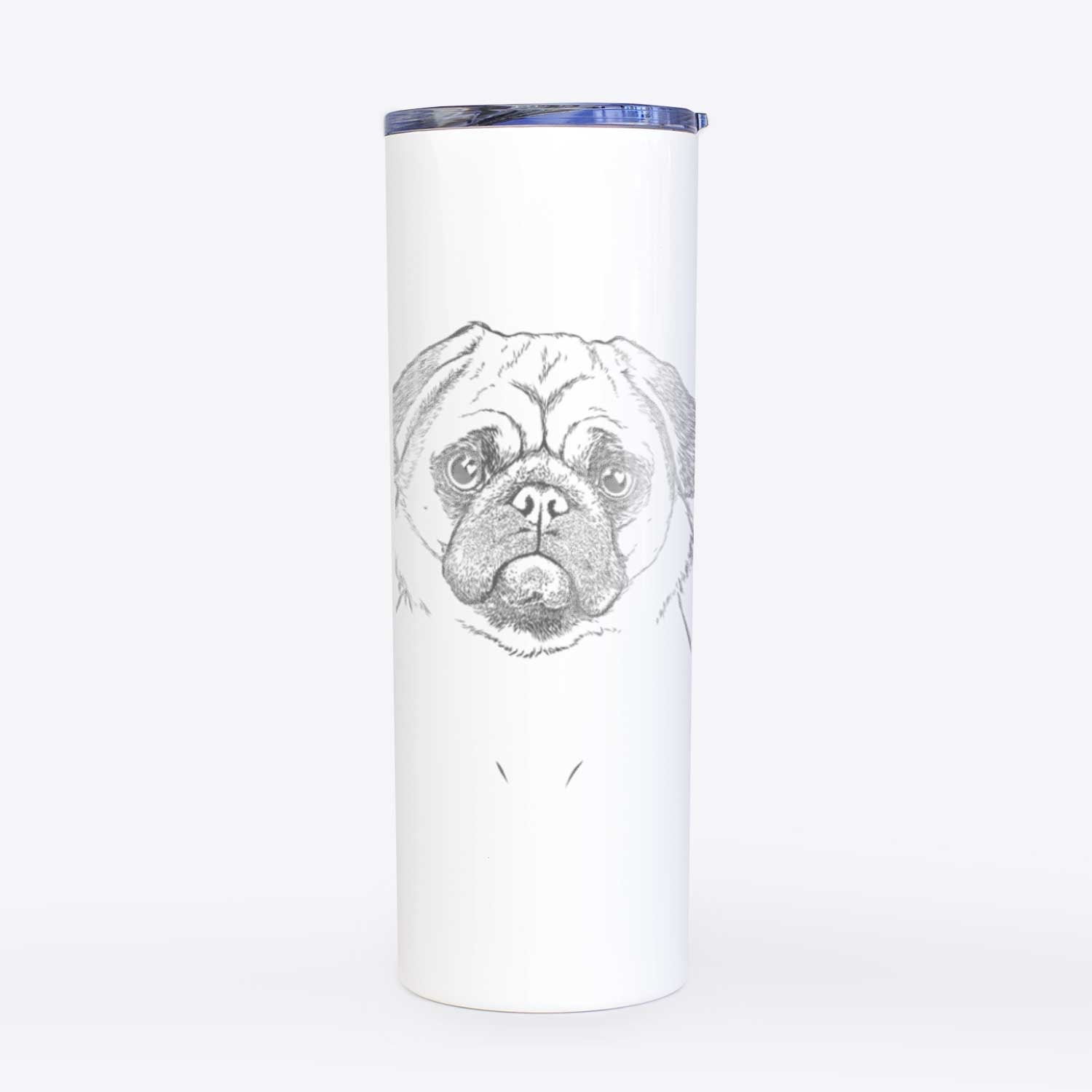 Ruby the Pug - 20oz Skinny Tumbler