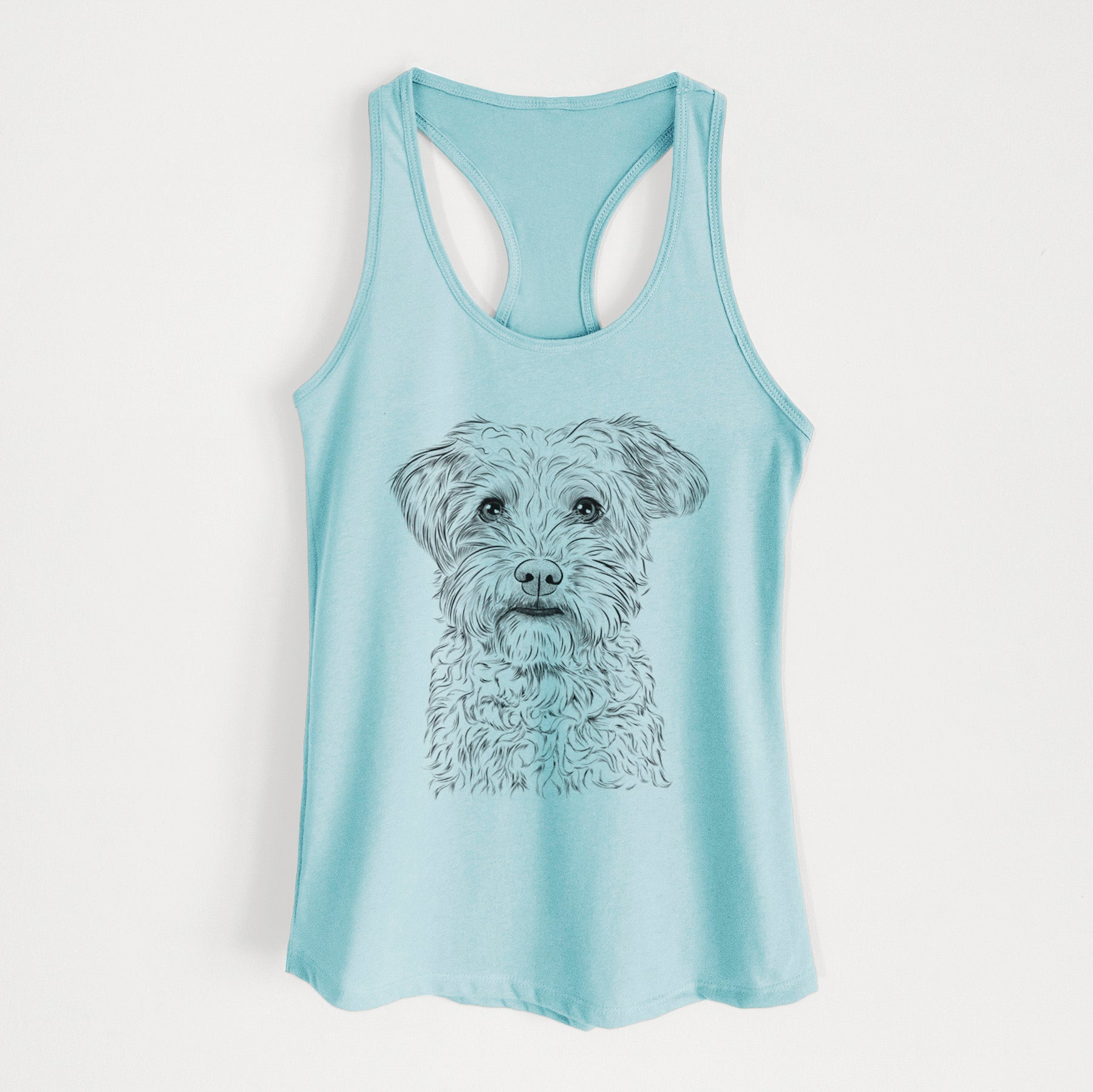 Rudy the Schnoodle - Women's Racerback Tanktop