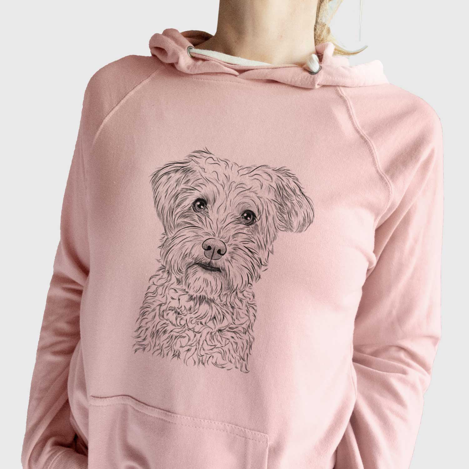 Rudy the Schnoodle - Unisex Loopback Terry Hoodie