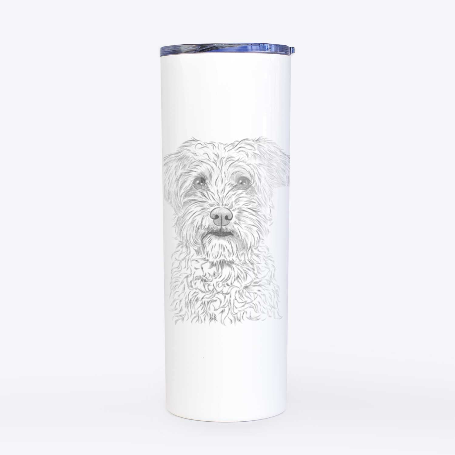 Rudy the Schnoodle - 20oz Skinny Tumbler