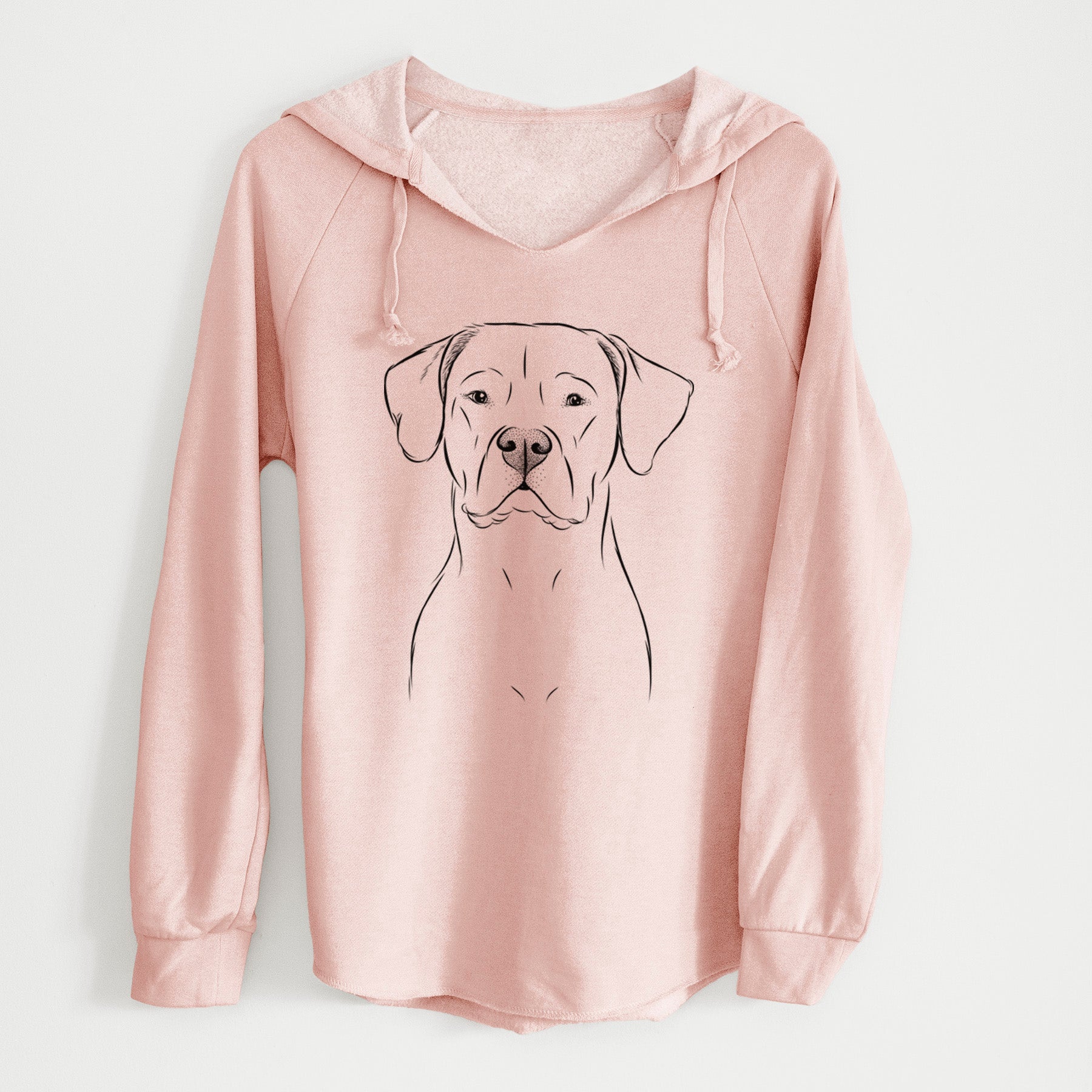 Bare Rufio the Dogo Argentino - Cali Wave Hooded Sweatshirt