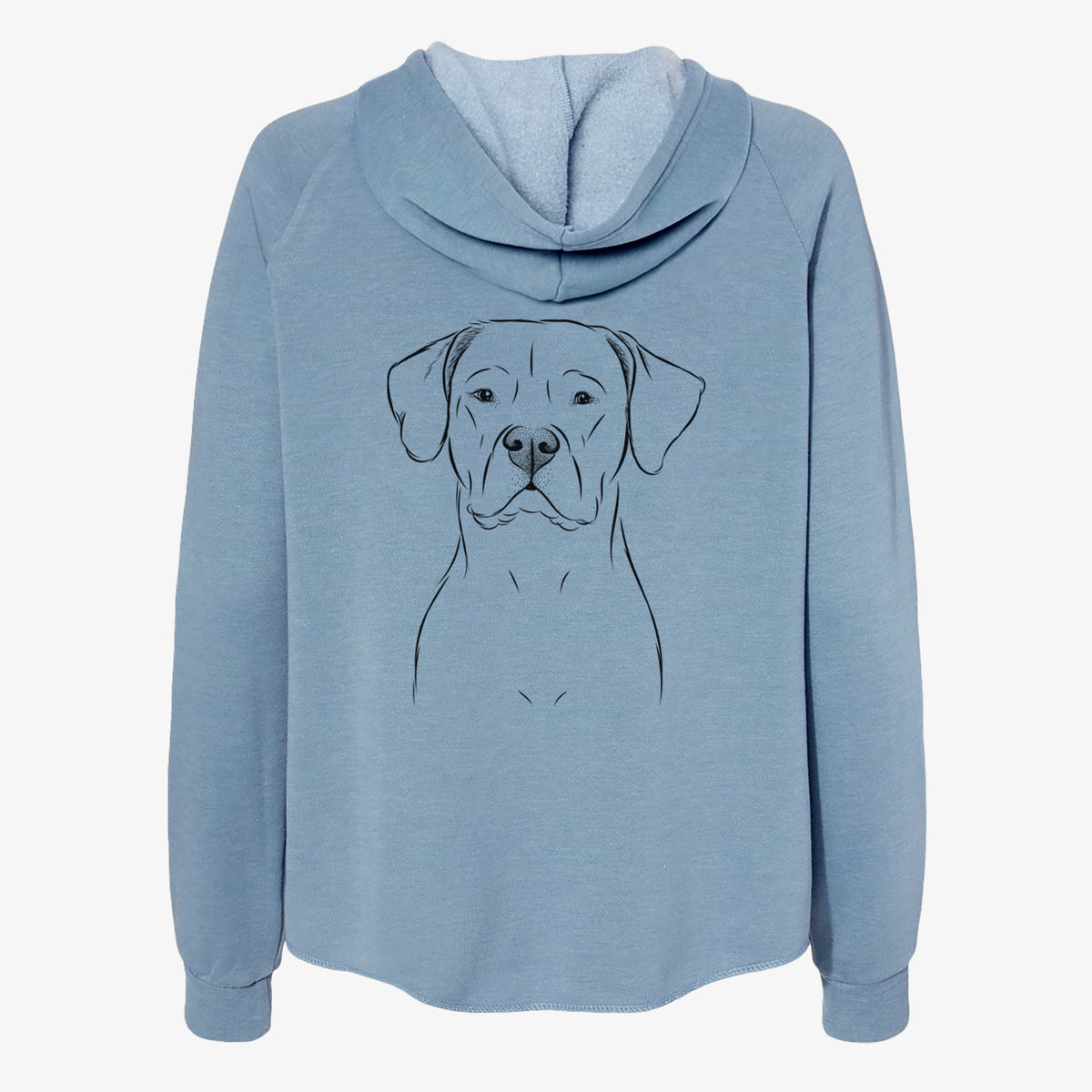 Rufio the Dogo Argentino - Women's Cali Wave Zip-Up Sweatshirt
