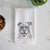 Rufus the American Bulldog Decorative Hand Towel