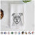 Rufus the American Bulldog Decorative Hand Towel