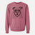 Bare Rufus the American Bulldog - Unisex Pigment Dyed Crew Sweatshirt