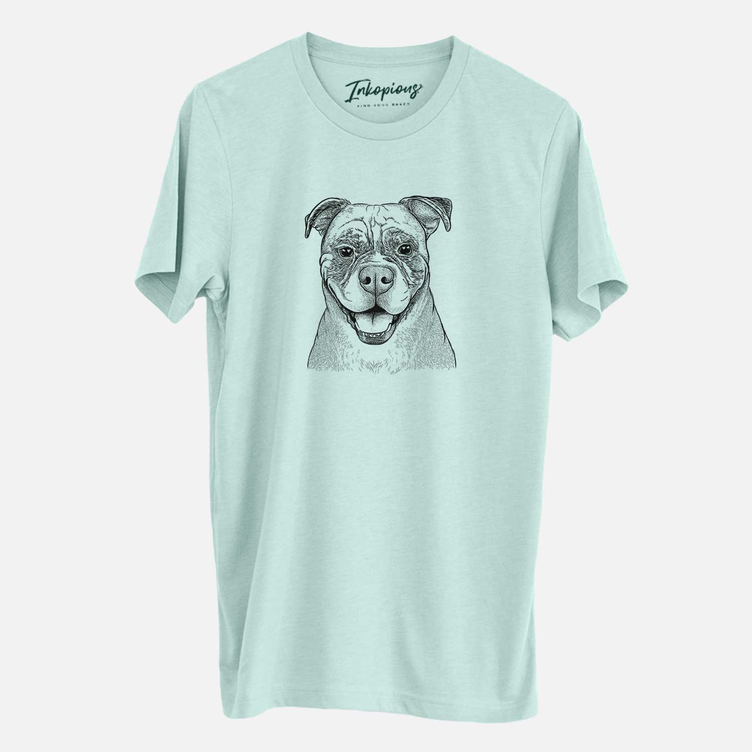 Bare Rufus the American Bulldog - Unisex Crewneck